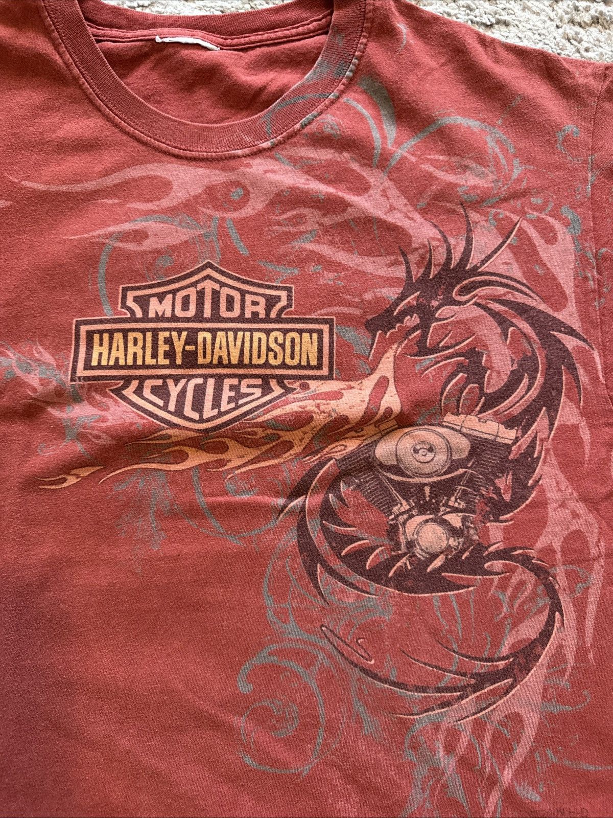 Harley Davidson × Vintage Harley Davidson Y2K Tee Size US L / EU 52-54 / 3 - 2 Thumbnail