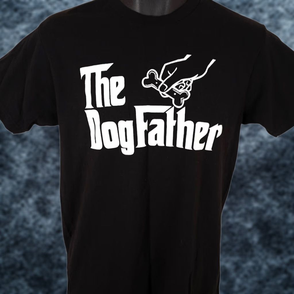 Tultex VINTAGE not -> The Dogfather T Shirt Mens Size Medium Black Pet Owner Size US M / EU 48-50 / 2 - 1 Thumbnail
