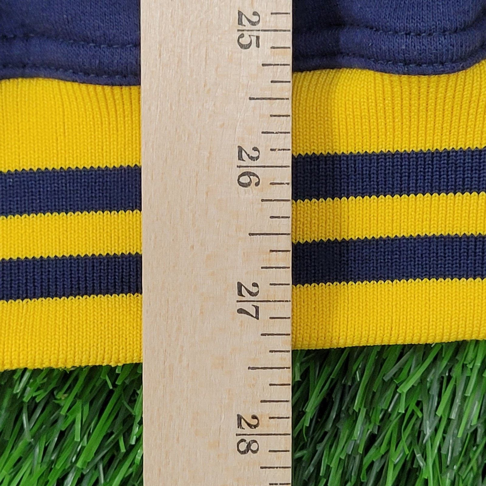 Vintage VTG Charlotte Varsity Ringer Sweatshirt XL Blue Yellow Y2K Size US XL / EU 56 / 4 - 10 Thumbnail