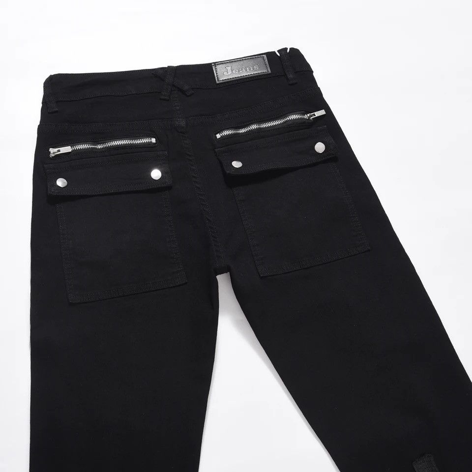 Japanese Brand × Jean Straight Boot Cut Flared Pocket Cargo Jeans Size US 30 / EU 46 - 6 Thumbnail