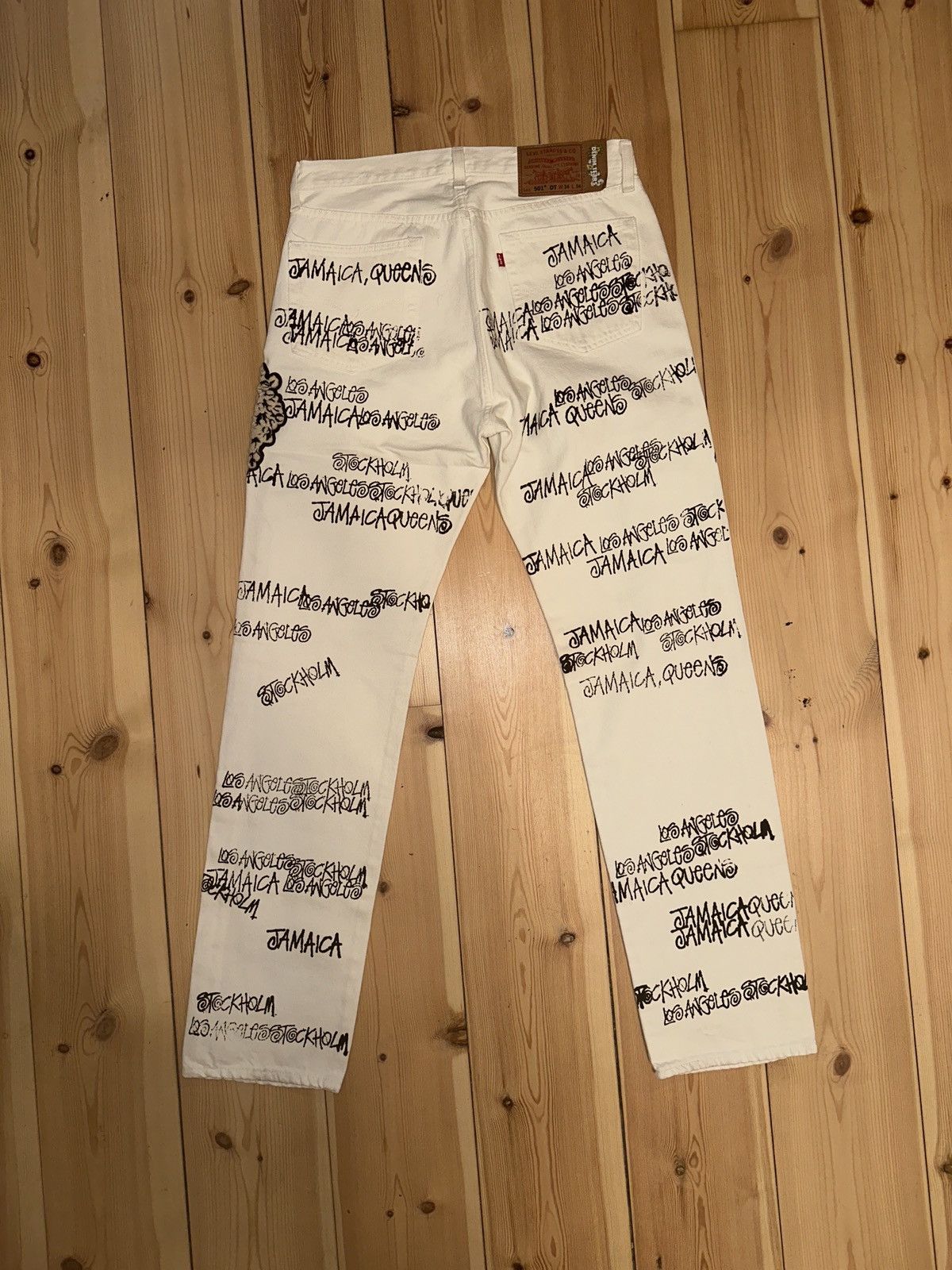 DENIM TEARS × Our Legacy × Stussy Stussy x Denim Tears x Our Legacy TTL 501 Jean Size US 34 / EU 50 - 3 Thumbnail