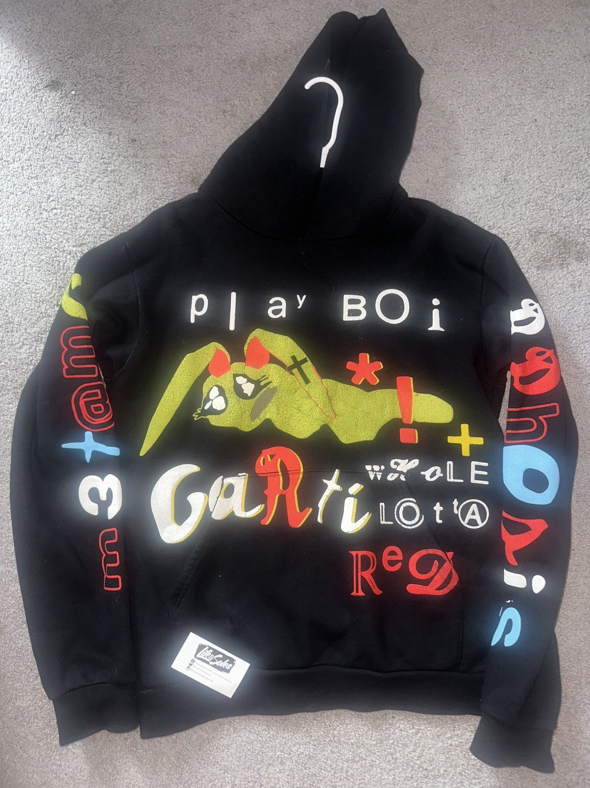 トップス Playboi Carti CPFM hoodie XL Playboi carti black hoodie - CPFM Store