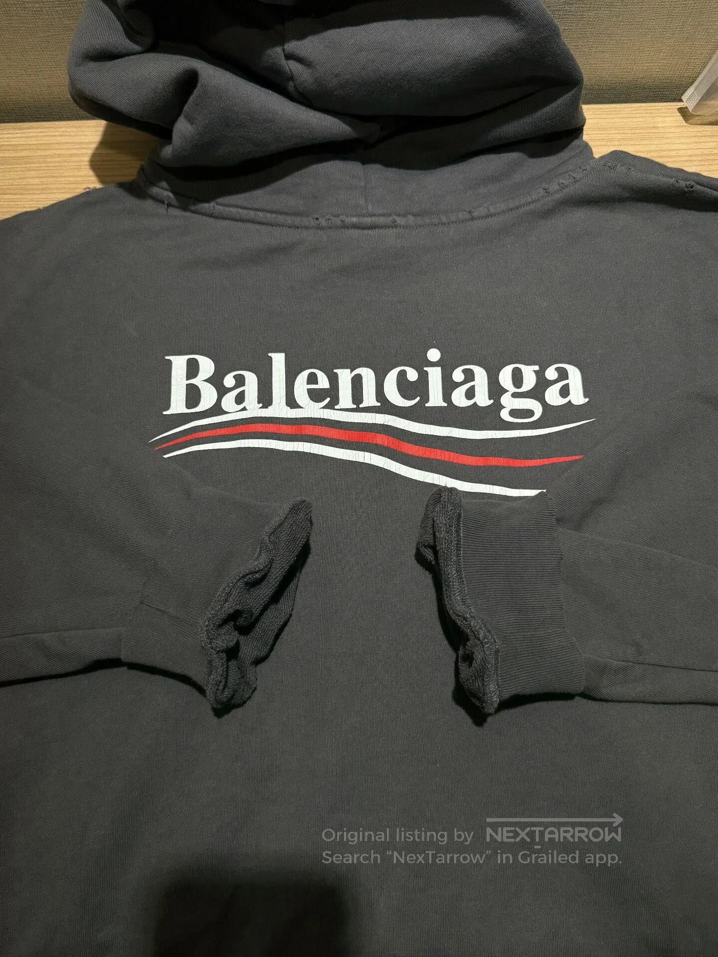 Balenciaga Balenciaga FW22 Distressed Coke Hoodie. Size US XS / EU 42 / 0 - 4 Thumbnail