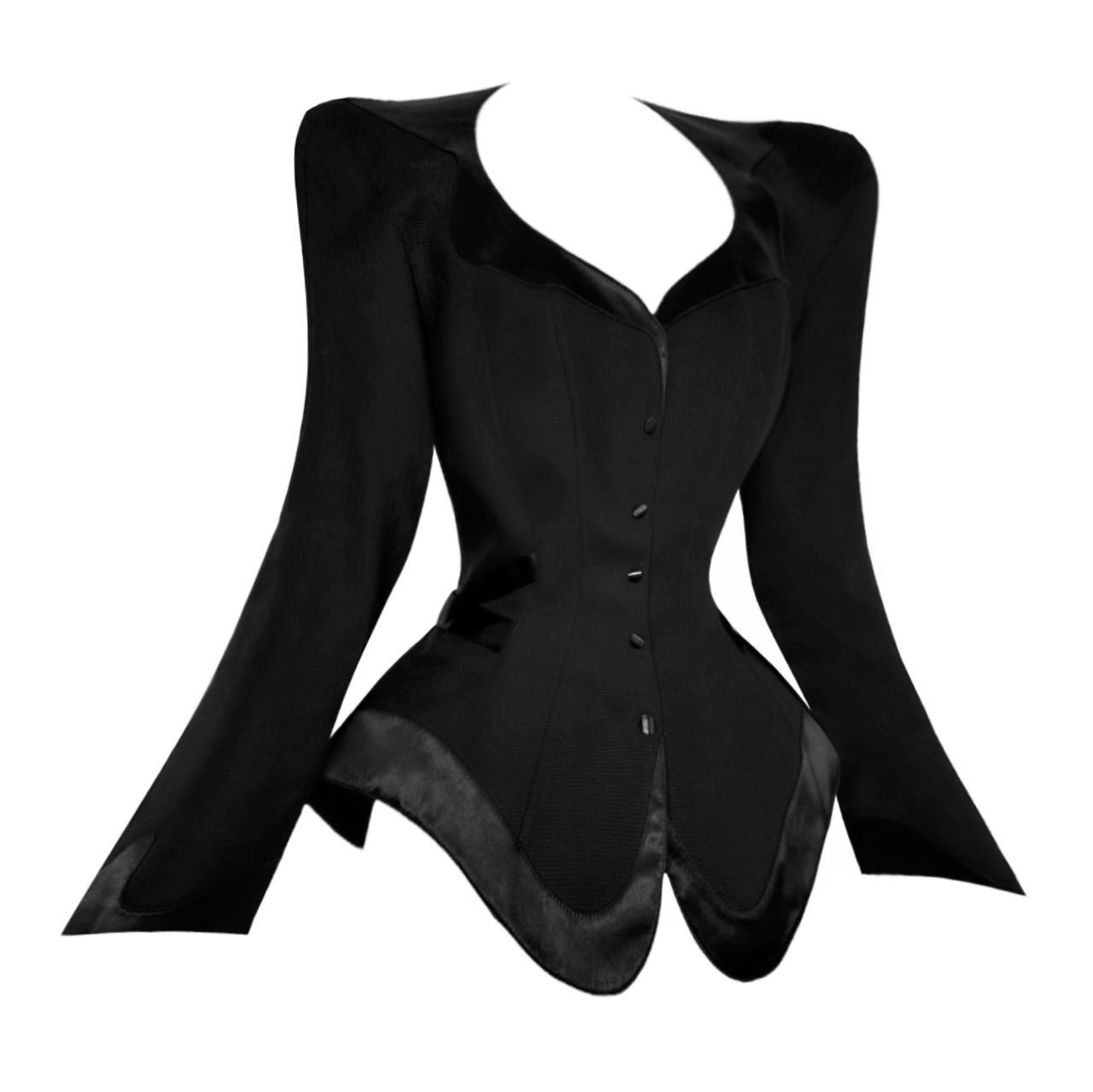 Thierry Mugler Rare Thierry Mugler FW 1992 sculpted jacket Size M / US 6-8 / IT 42-44 - 2 Thumbnail