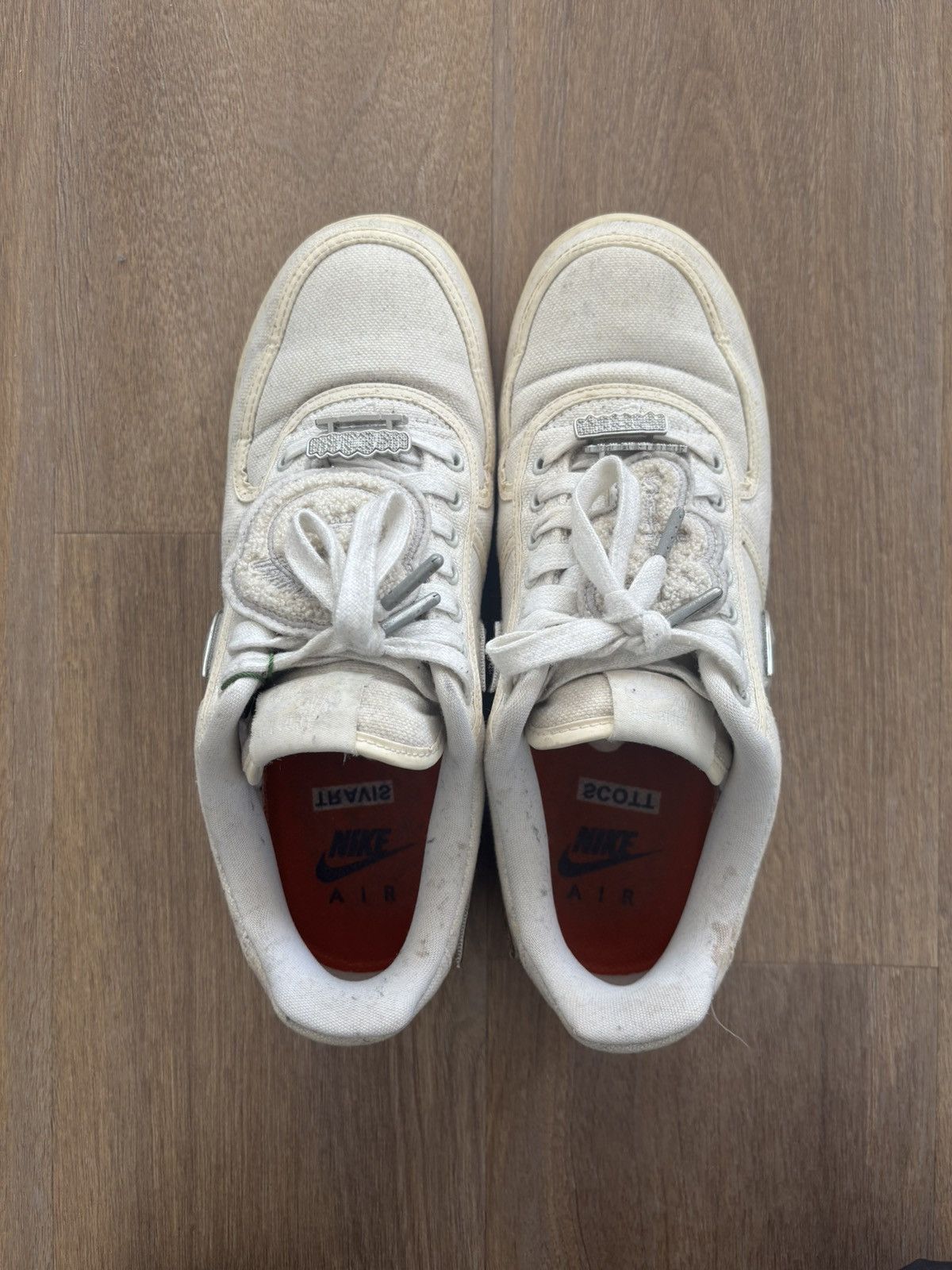 Nike × Travis Scott Travis Scott Air Force 1 White 9.5 Size US 9.5 / EU 42-43 - 5 Thumbnail