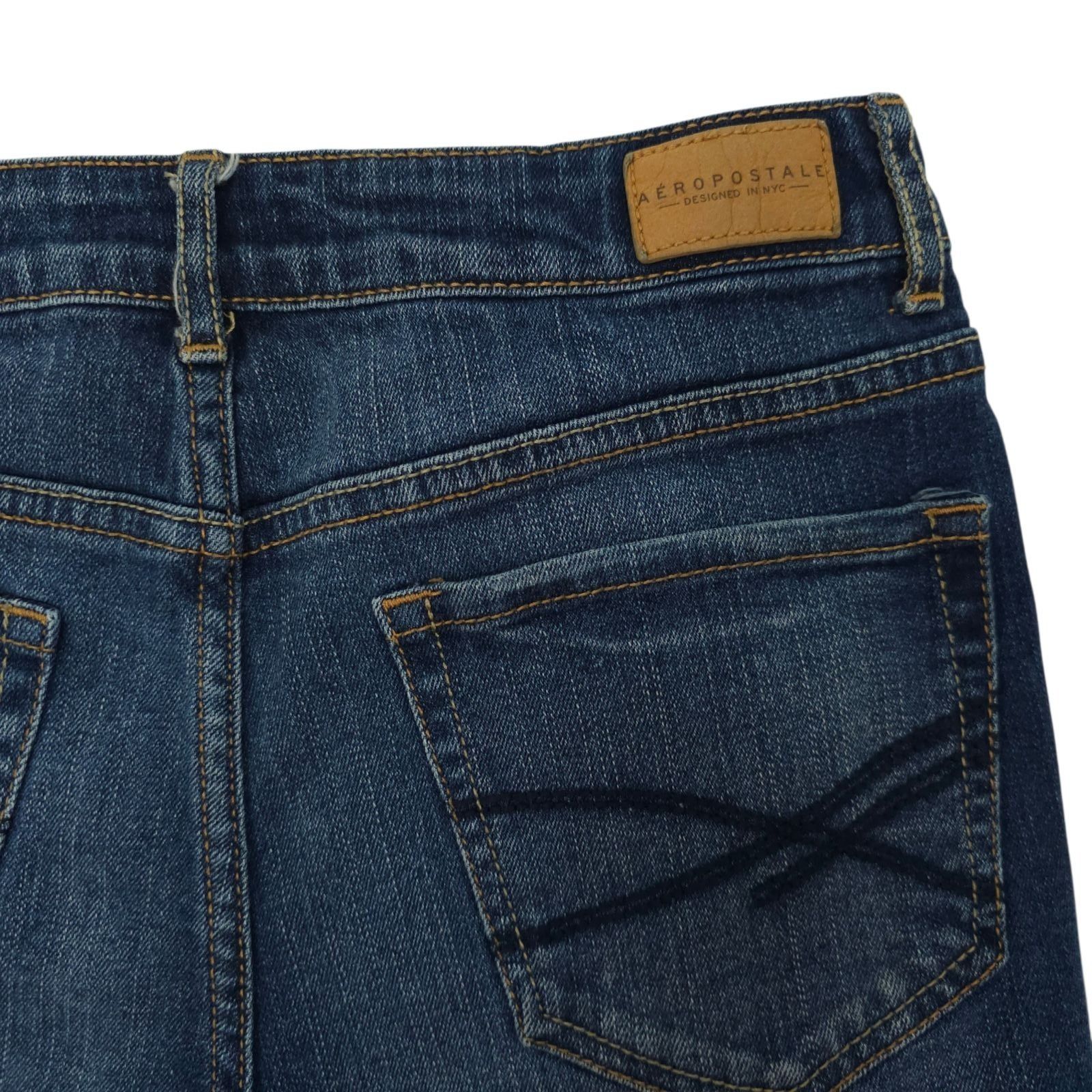 Aeropostale Aeropostale High Waisted Denim Shorts 4 Shorty Distressed Size 27" / US 4 / IT 40 - 16 Thumbnail