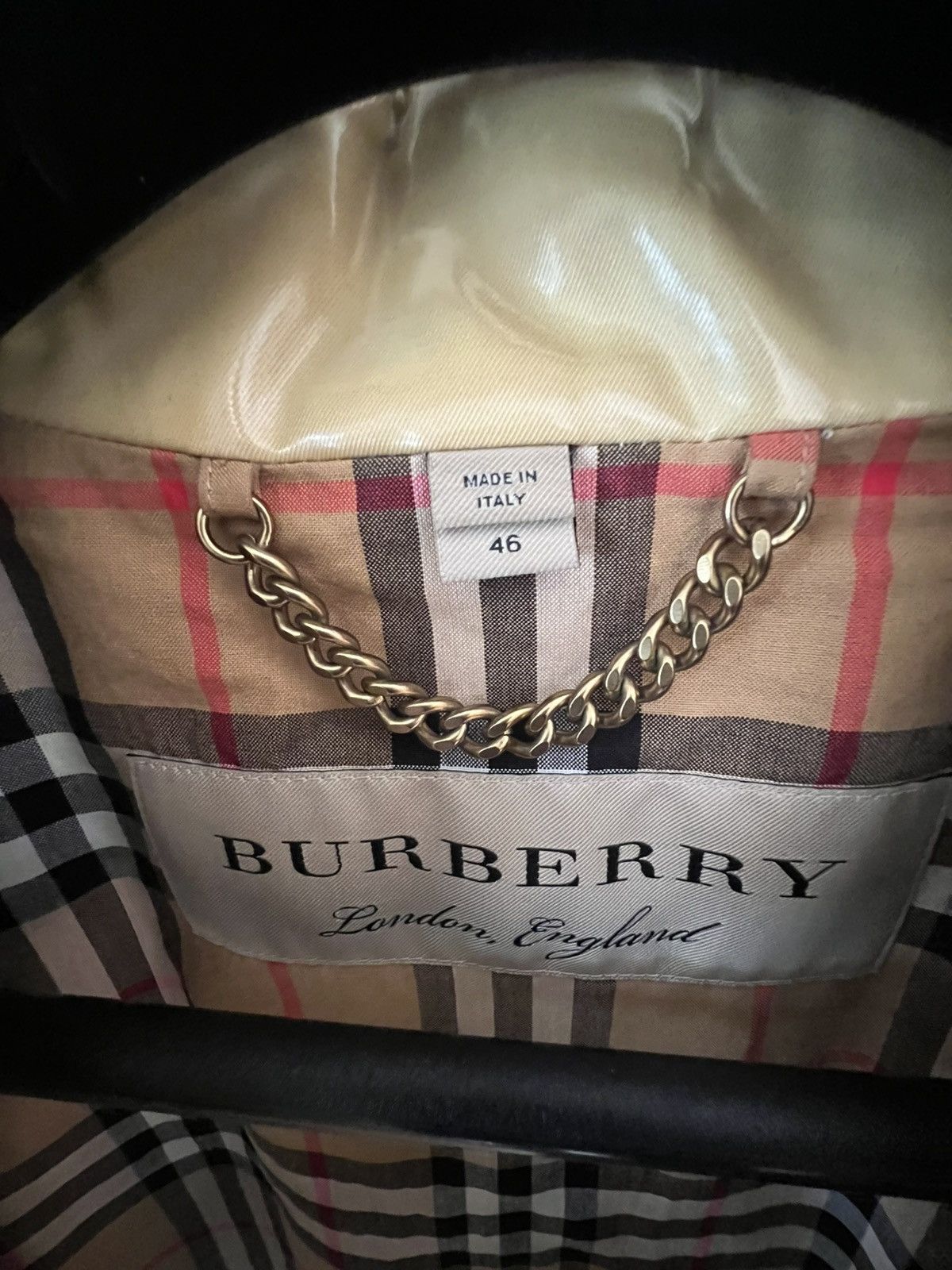 Burberry BURBERRY Laminated Gabardine Trench Coat Size US S / EU 44-46 / 1 - 9 Thumbnail