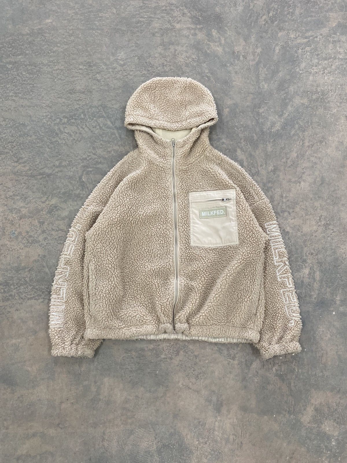 Japanese Brand × Other MILKFED JAPAN STREETWEAR FLEECE ZIPPER HOODIE SPELLOUT Size US S / EU 44-46 / 1 - 1 Thumbnail