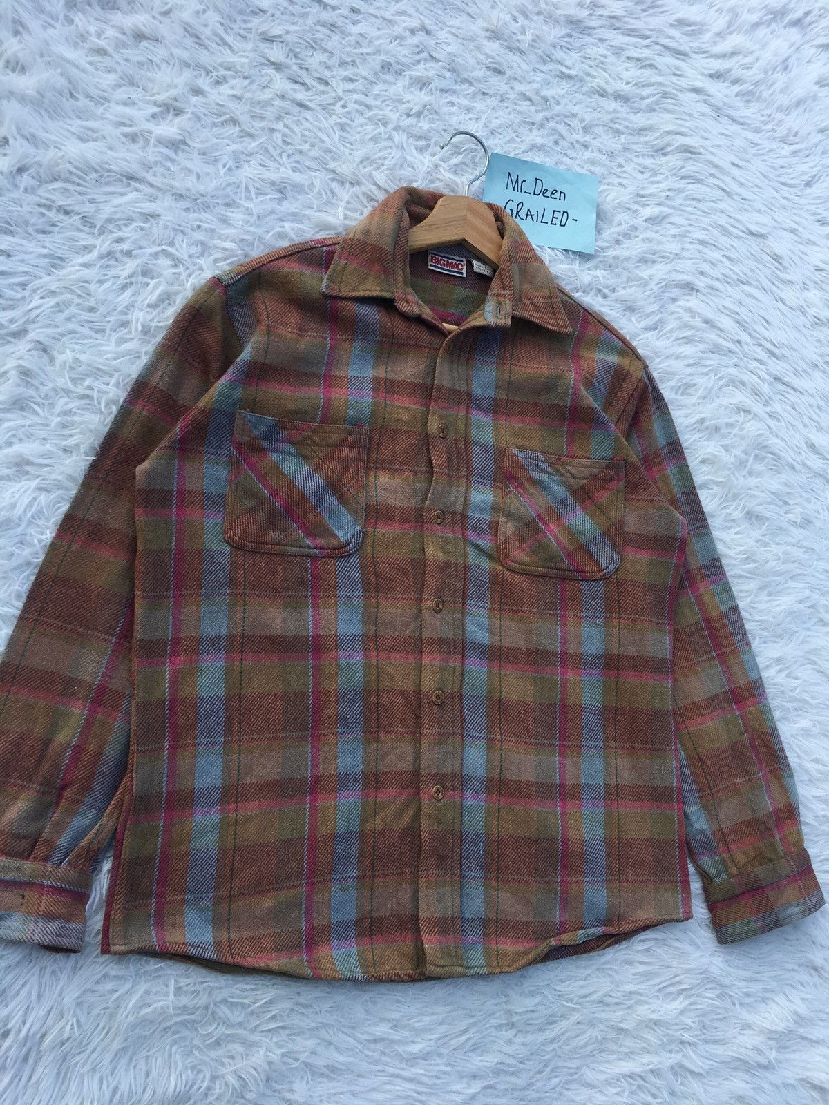 Big Mac Vintage 90s Big Mac Flannel Shirt USA Made Size US M / EU 48-50 / 2 - 5 Thumbnail