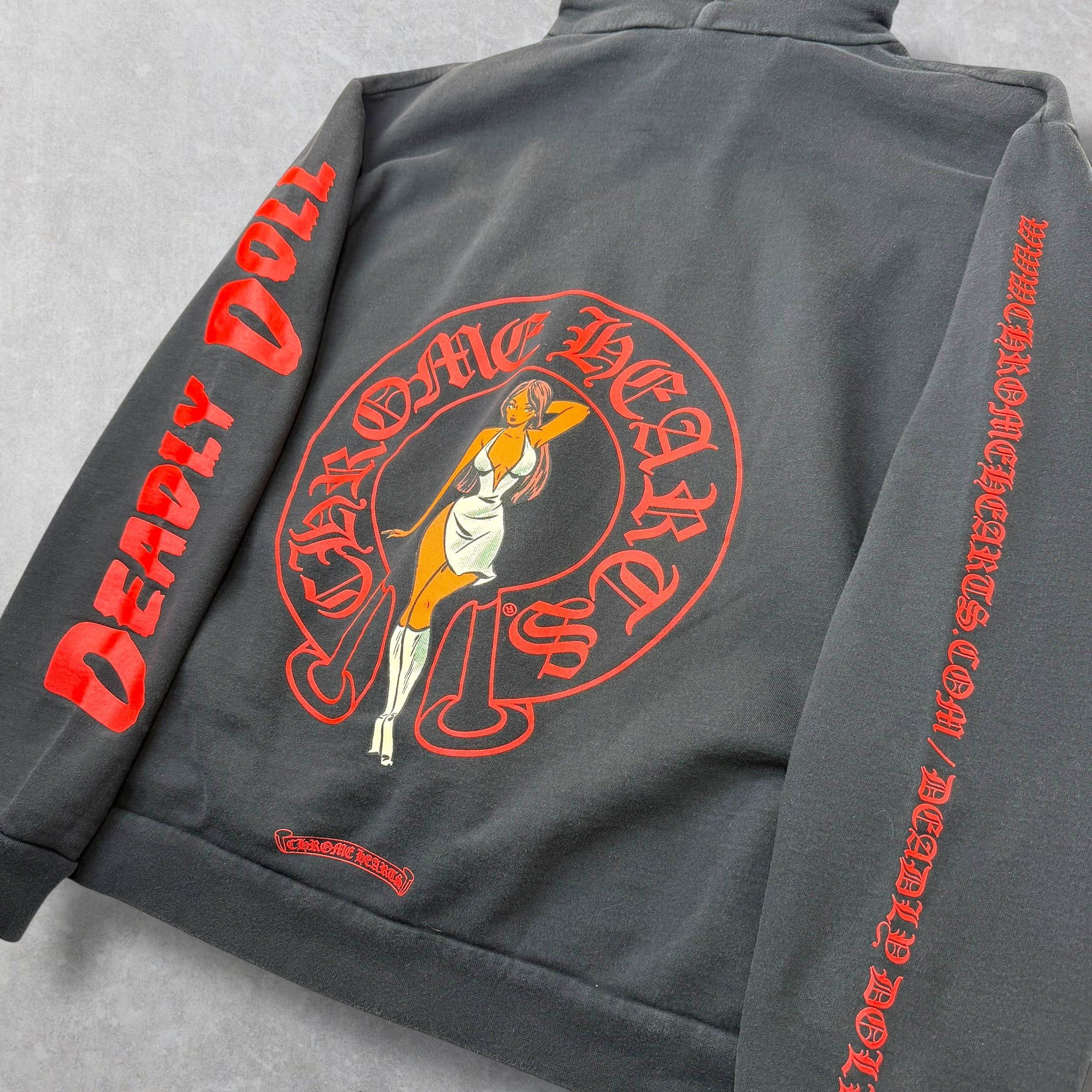 Chrome Hearts Chrome Hearts Jesse Jo Deadly Doll Horseshoe Hoodie XL Size US XL / EU 56 / 4 - 5 Thumbnail