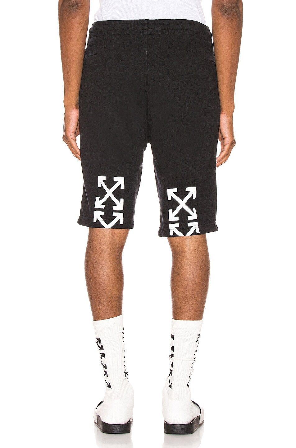 Off-White Black Mariana da Silva Arrows Sweatshorts Size US 38 / EU 54 - 5 Thumbnail