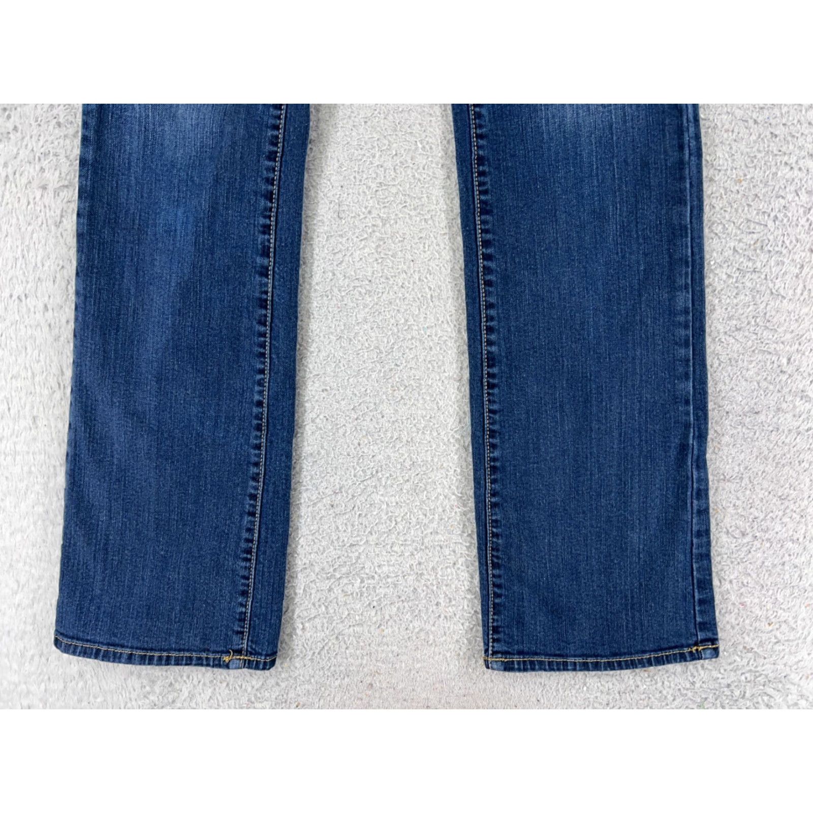 Merona VINTAGE Merona Pants Womens 4 Blue Denim Jeans Low Rise Bootcut Cotton Blend Jeans Size 27" / US 4 / IT 40 - 2 Thumbnail