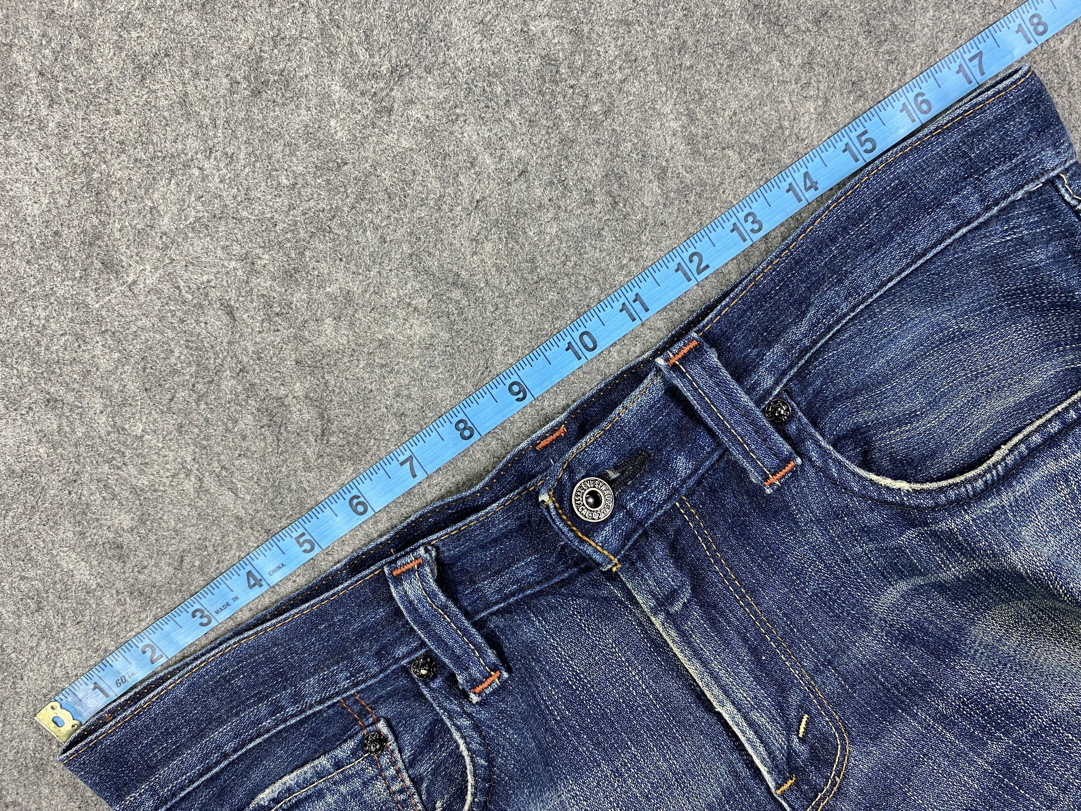 Levi's Distressed Blue Vintage Levi's 502 35x31.5 Denim -JN1988 Size US 35 - 5 Thumbnail