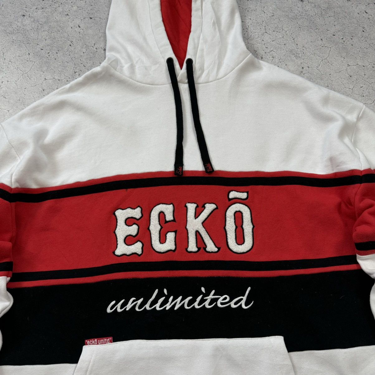 Ecko Unltd. × Marc Ecko Vintage Ecko Unltd Sample Zip Hoodie Embroidered Logo USA Size US L / EU 52-54 / 3 - 3 Thumbnail