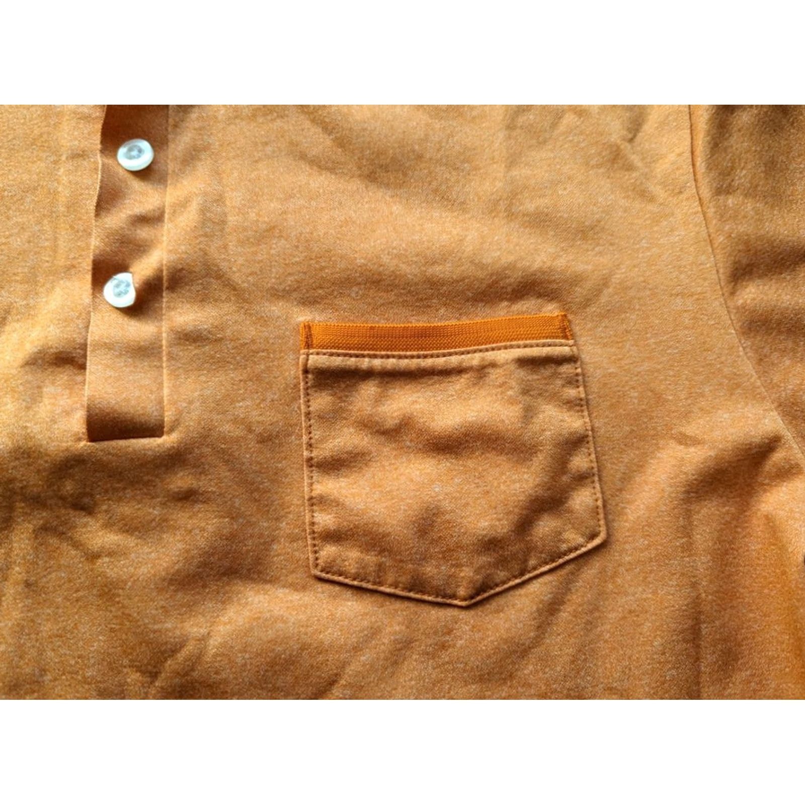 KJUS KJUS Golf Polo Shirt Mens Size M Orange Size US M / EU 48-50 / 2 - 2 Thumbnail