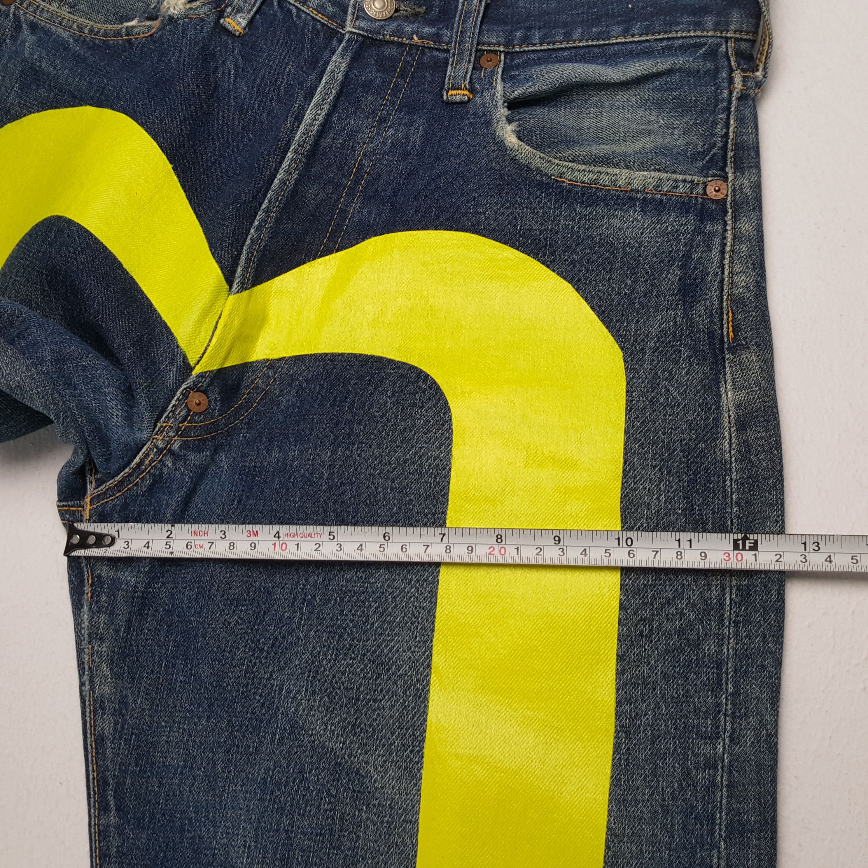 EVIS Japanese Brand Streetwear Custom Daicock Style Jeans