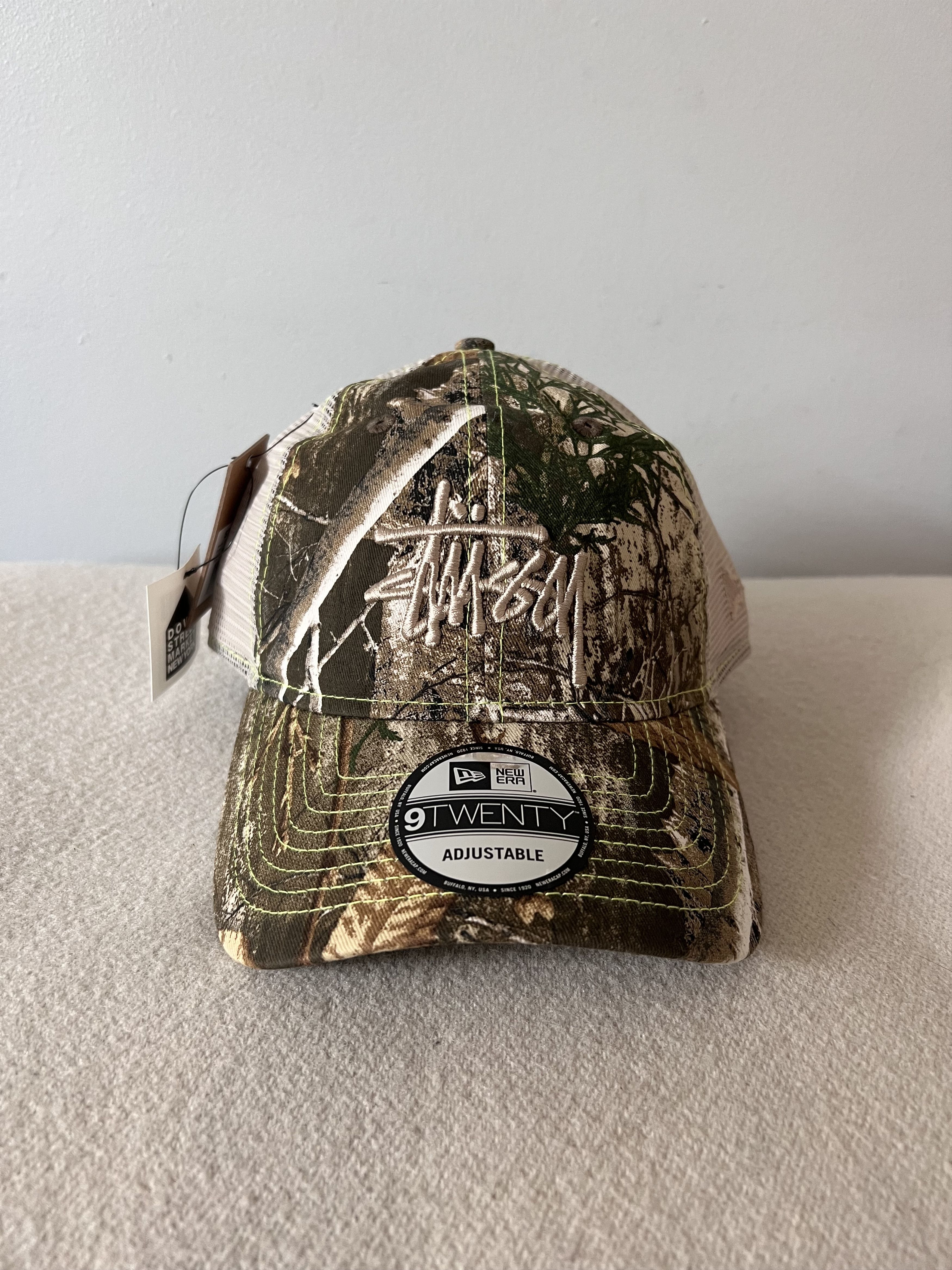 Stussy x New Era 9Twenty Basic Strapback Hat Realtree - FW23