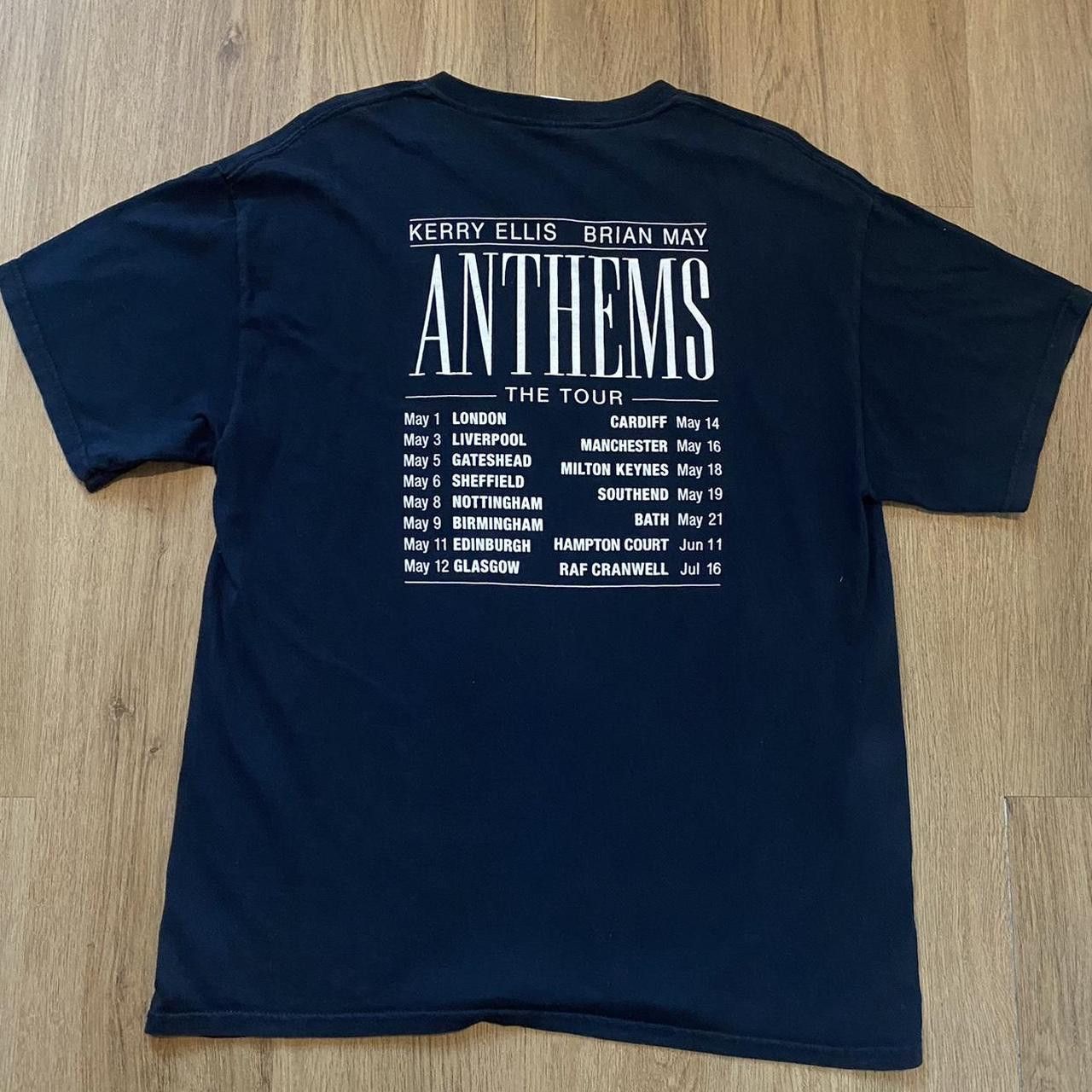 Gildan Black Anthems Kerry Ellis Brian May The Tour T-shirt Size US L / EU 52-54 / 3 - 3 Thumbnail