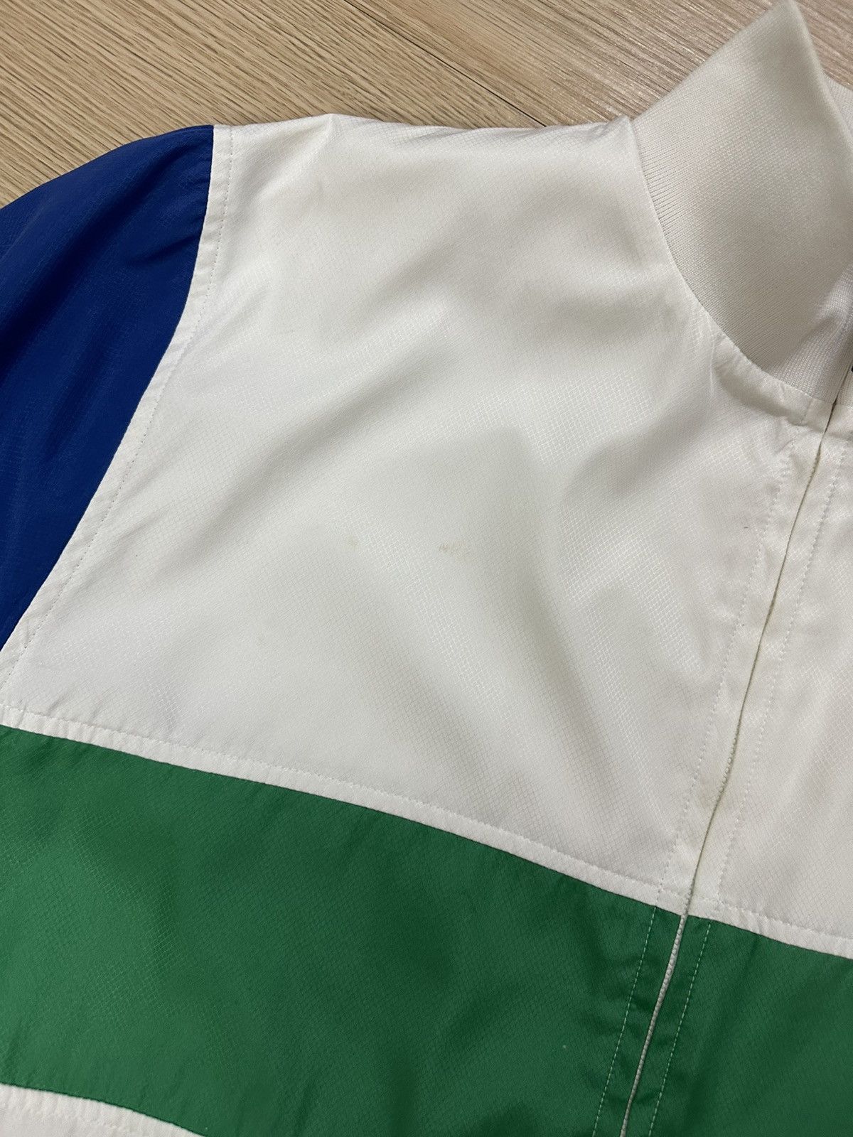 Helas × Think Skateboards Helas Turbo Tracksuit Jacket White Vintage Retro Design Size US L / EU 52-54 / 3 - 6 Thumbnail
