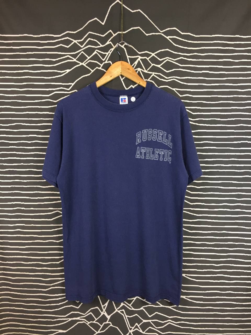 Russell Athletic × Vintage Vtg 90s Russell Athletics Spell Out Logo Made In Usa Tee Size US L / EU 52-54 / 3 - 2 Thumbnail