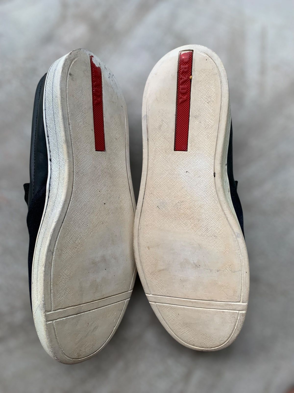 Prada Black Suede Prada Slip On Sneakers Size US 6 / EU 39 - 12 Thumbnail