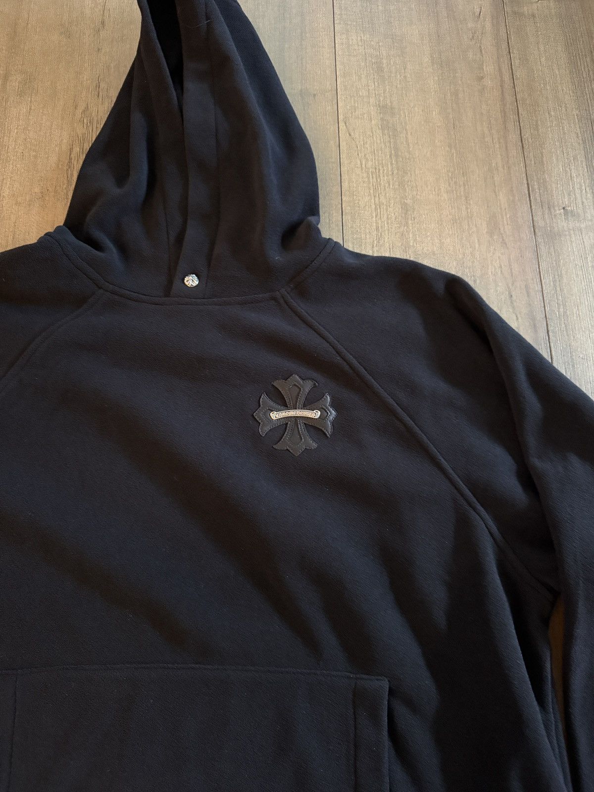 Chrome Hearts Chrome Hearts detention cross patch fleece lamb leather Size US L / EU 52-54 / 3 - 2 Thumbnail
