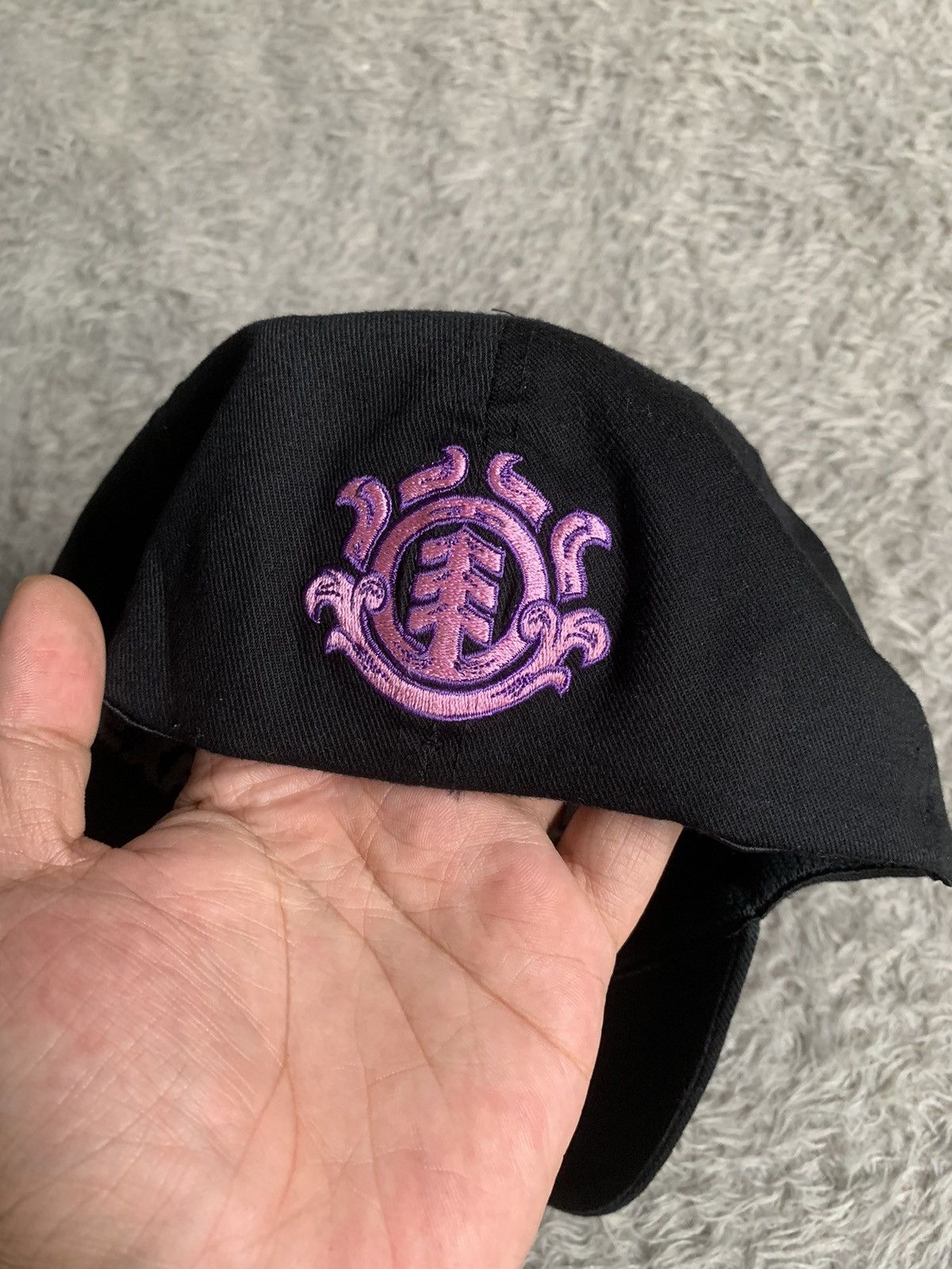 Hook-Ups Vintage Y2k Bam Margera Element Skateboards fitted cap hat Size ONE SIZE - 6 Thumbnail