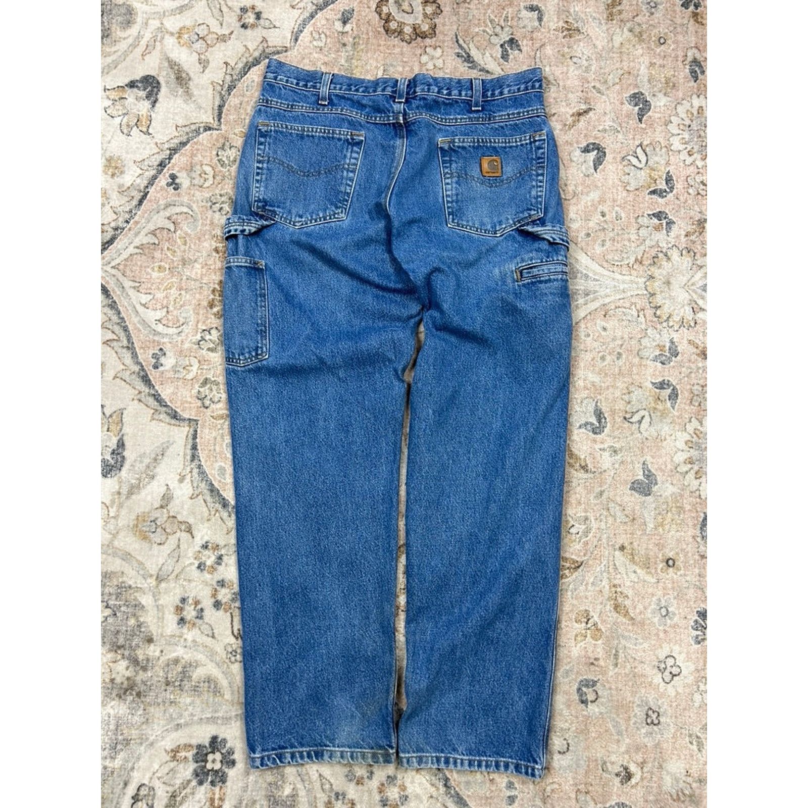Carhartt Vintage Carhartt Denim Carpenter Dark Jeans Pants 36W Size US 36 / EU 52 - 2 Thumbnail