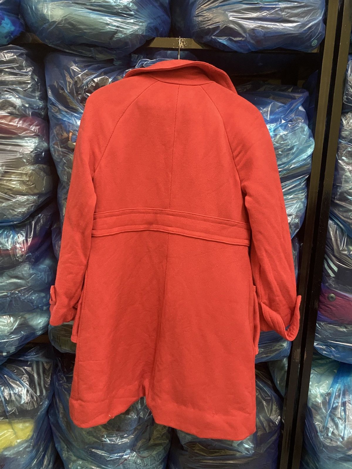 Marc by Marc Jacobs Vintage Marc Jacobs Red Wool Blend Double-Breasted Coat Size M / US 6-8 / IT 42-44 - 6 Thumbnail