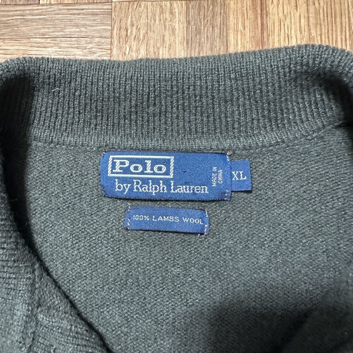Polo Ralph Lauren Vintage Polo lambswool sweater Size US XL / EU 56 / 4 - 4 Thumbnail