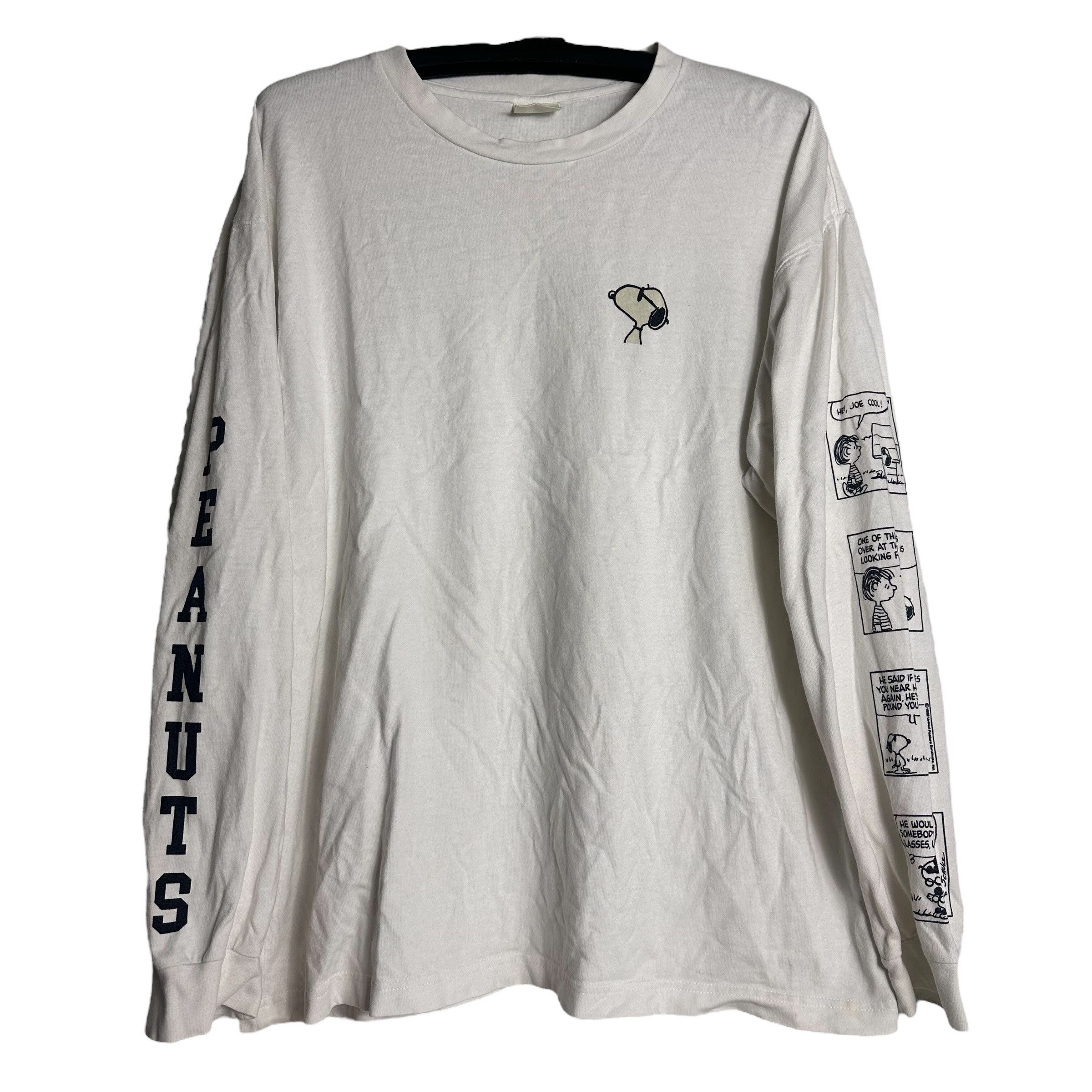 Cartoon Network × Peanuts 🔥RARE🔥70th Years Schulz Peanuts L/Sleeve T-shirt Size US XL / EU 56 / 4 - 1 Thumbnail