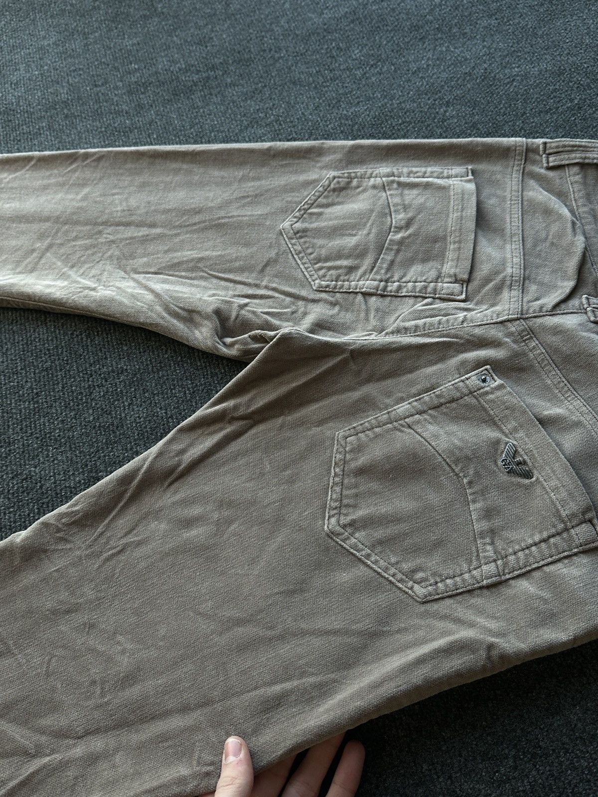 Armani 🚨 ARMANI JEANS LUXURY OLD MONEY relax BEIGE/GRAY Womens Size 30" / US 8 / IT 44 - 13 Thumbnail