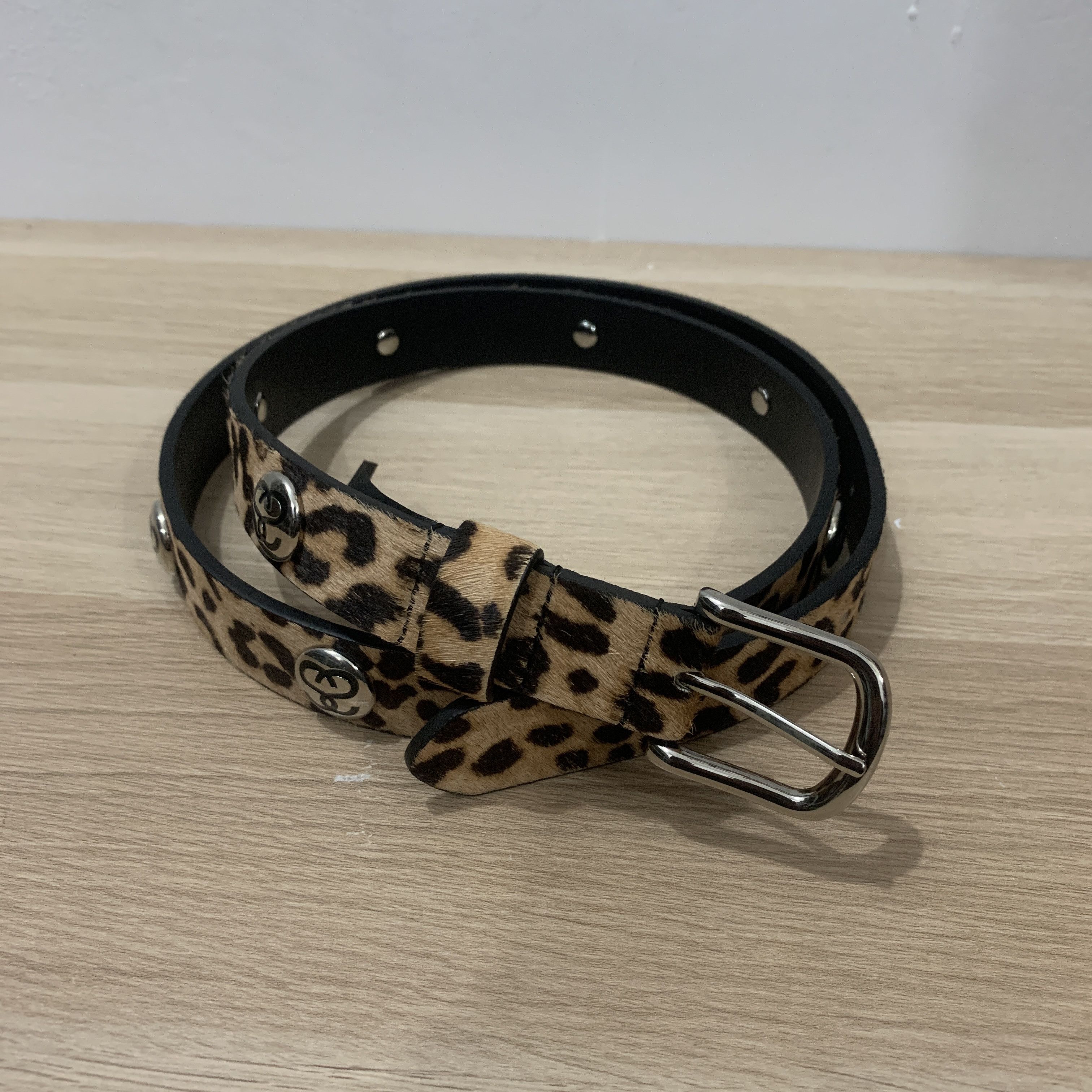 Stussy Stussy faux cow fur belt | Grailed