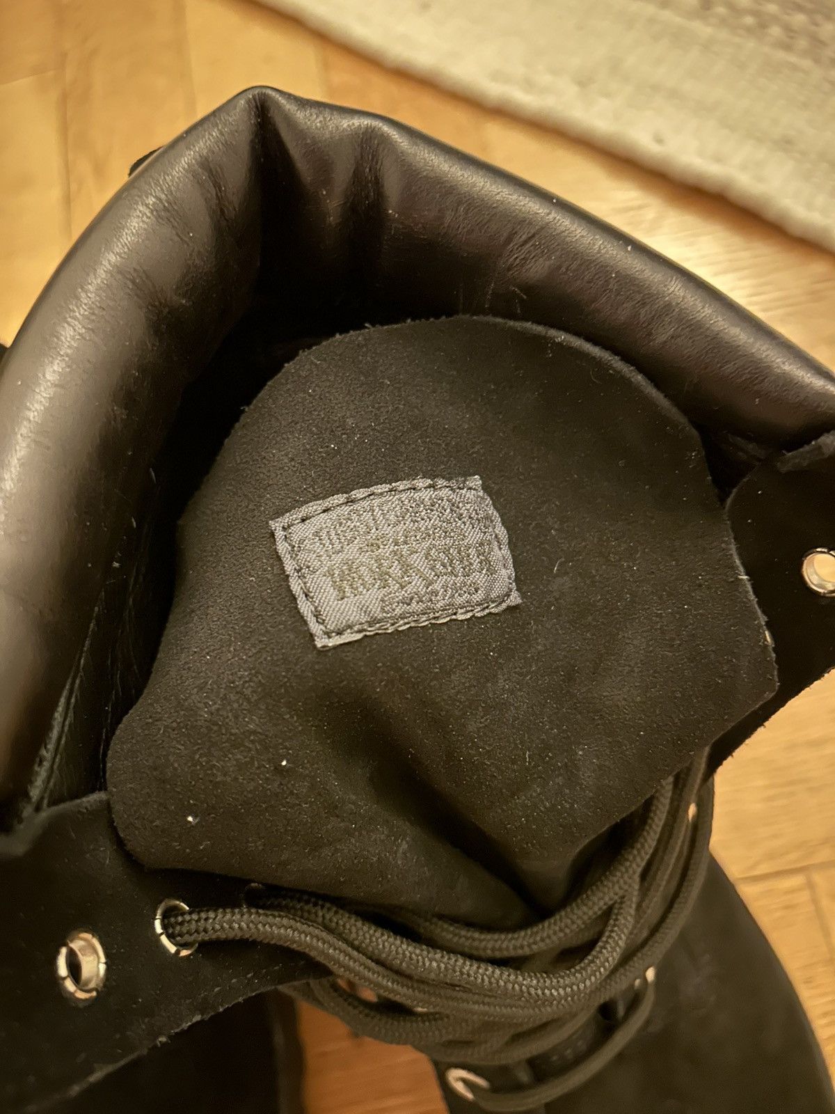 Our Legacy × Stussy Survivor Boot Washed Black Suede EU45 | Grailed