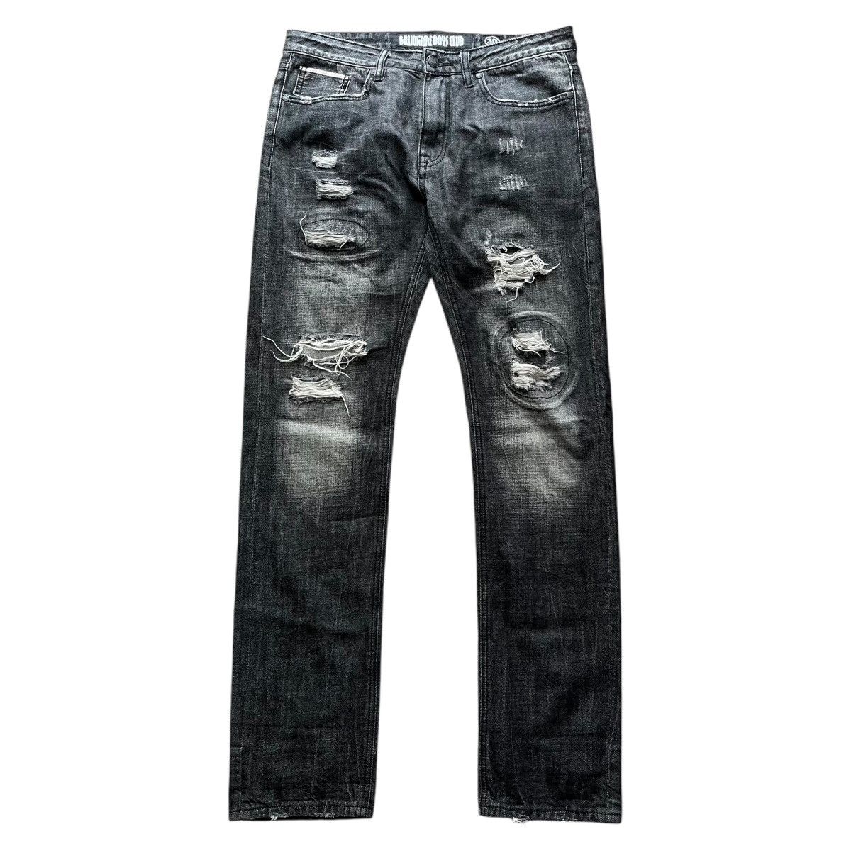 Billionaire Boys Club Billionaire Boys Club Distressed Denim Pants Size US 30 / EU 46 - 1 Thumbnail