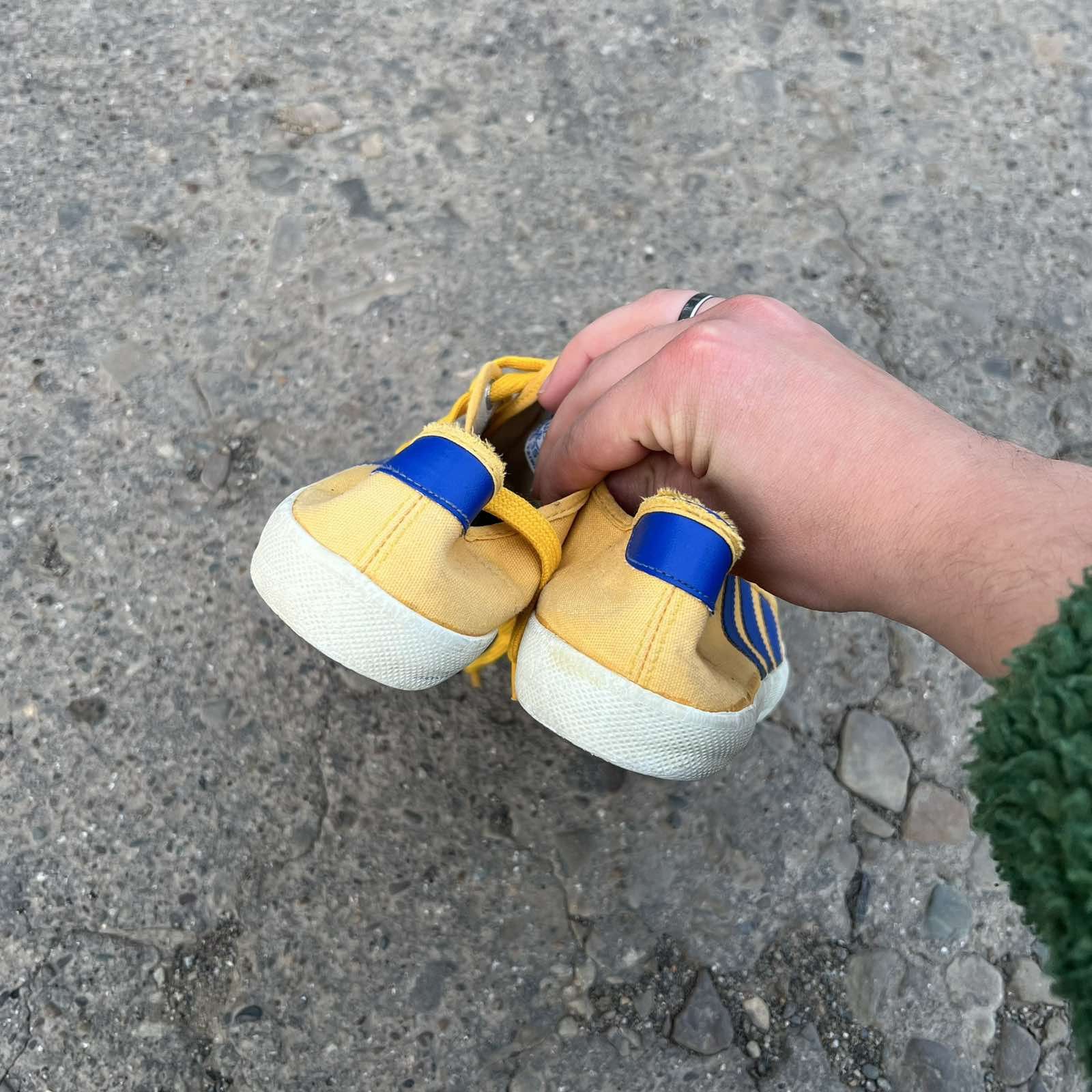 Vintage Adidas Adria 1970s Canvas Trainers Made In Taiwan Sneakers Size US 7 / EU 40 - 4 Thumbnail