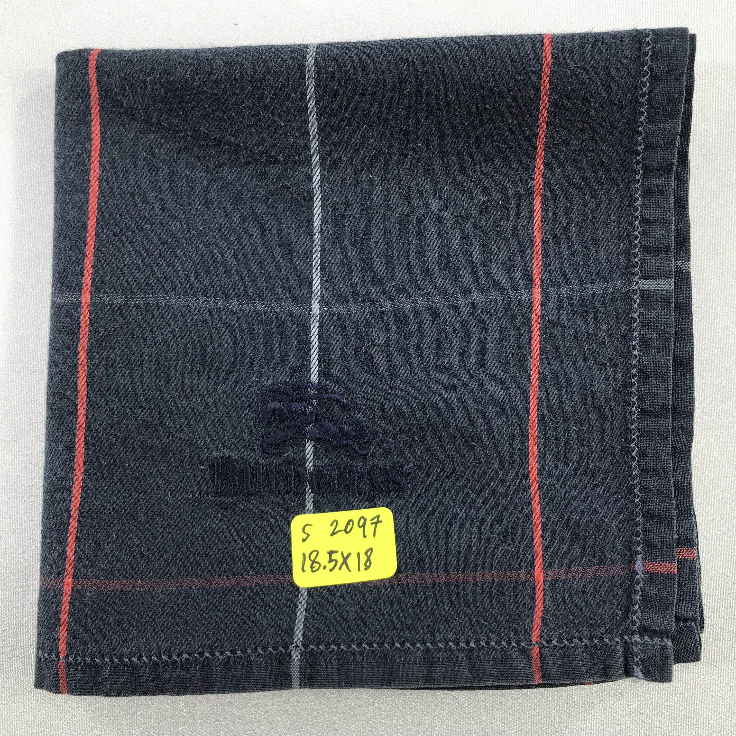 Burberry × Vintage Burberry Bandana / Handkerchief / Neckerchief - S2097 Size ONE SIZE - 5 Thumbnail