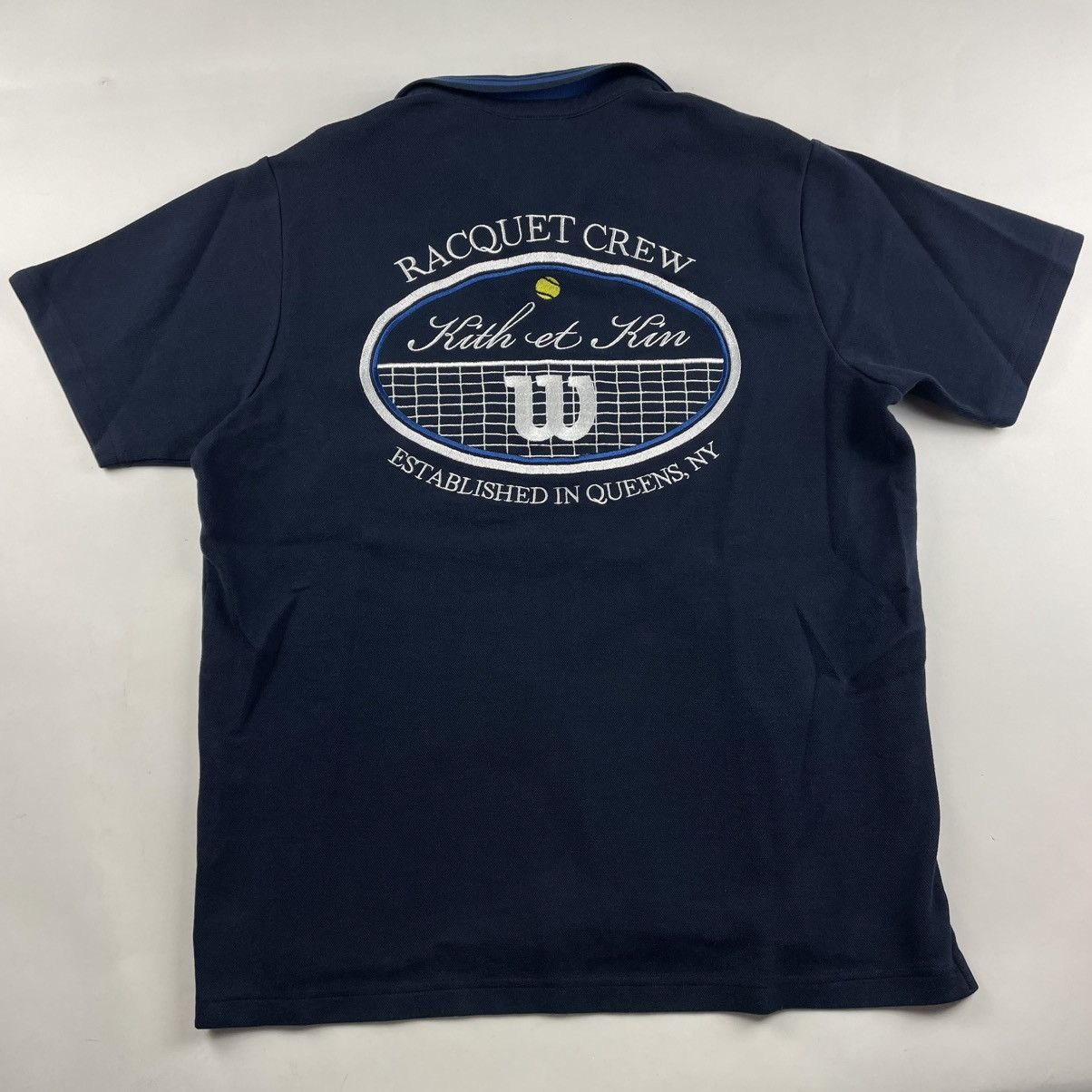 Kith × Wilson Kith x Wilson Cotton Pique Polo Shirt Racquet Crew SS Tennis Size US M / EU 48-50 / 2 - 1 Thumbnail
