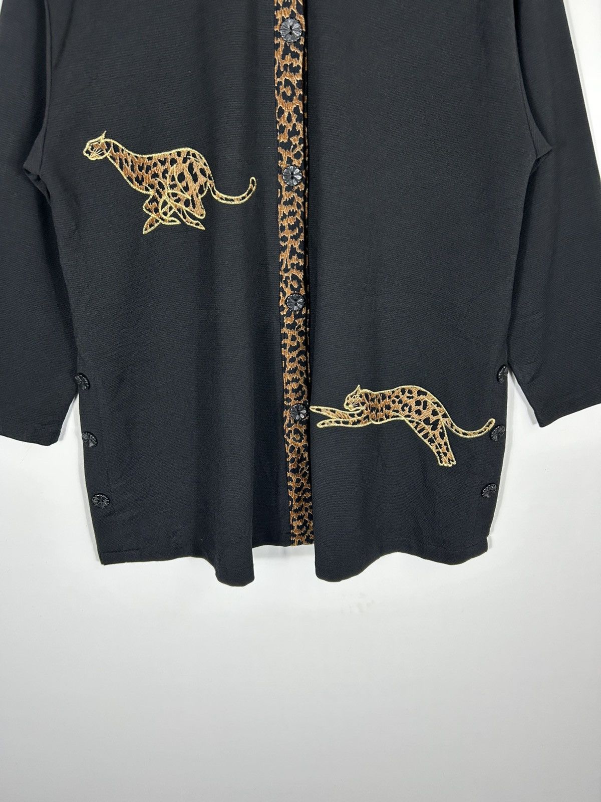 Good Enough ⚡️Vintage Good Enough Leopard Button Up Shirt Size M / US 6-8 / IT 42-44 - 5 Thumbnail