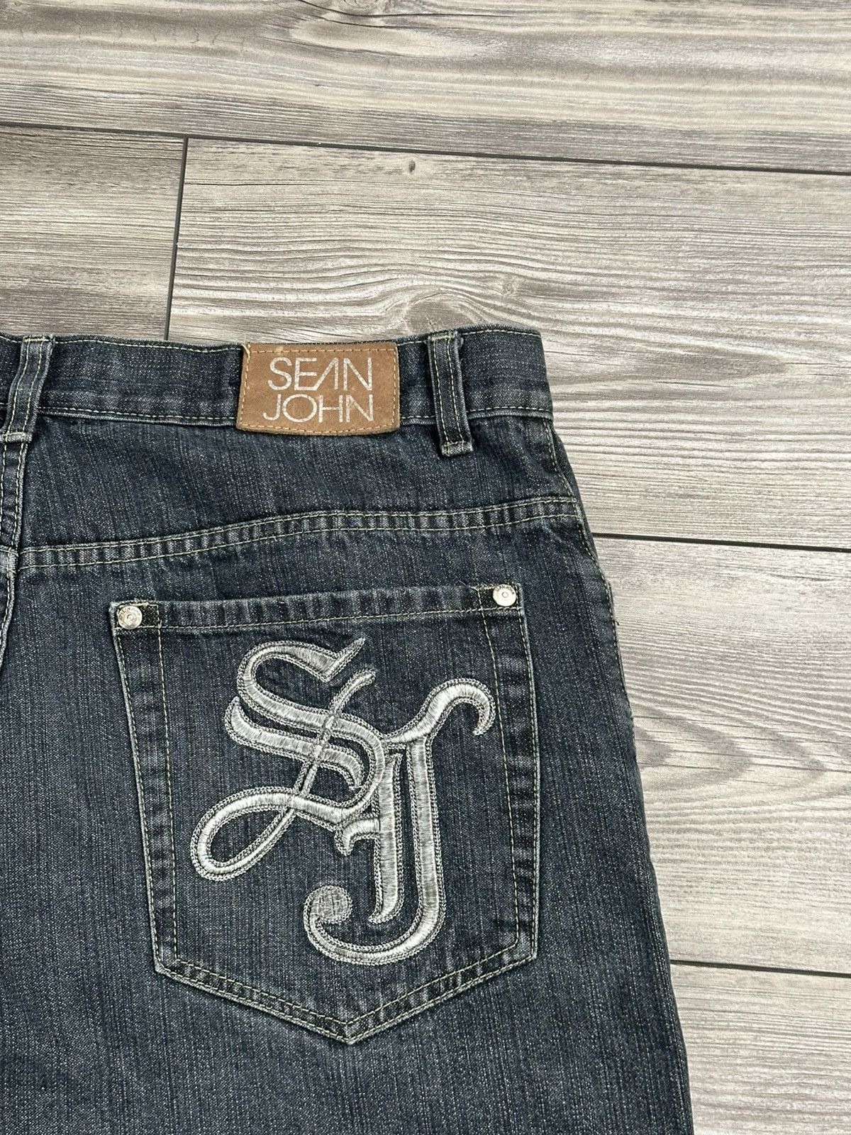 JNCO × Sean John × Vintage Vintage Y2K Sean John Baggy Jeans Size US 36 / EU 52 - 4 Thumbnail