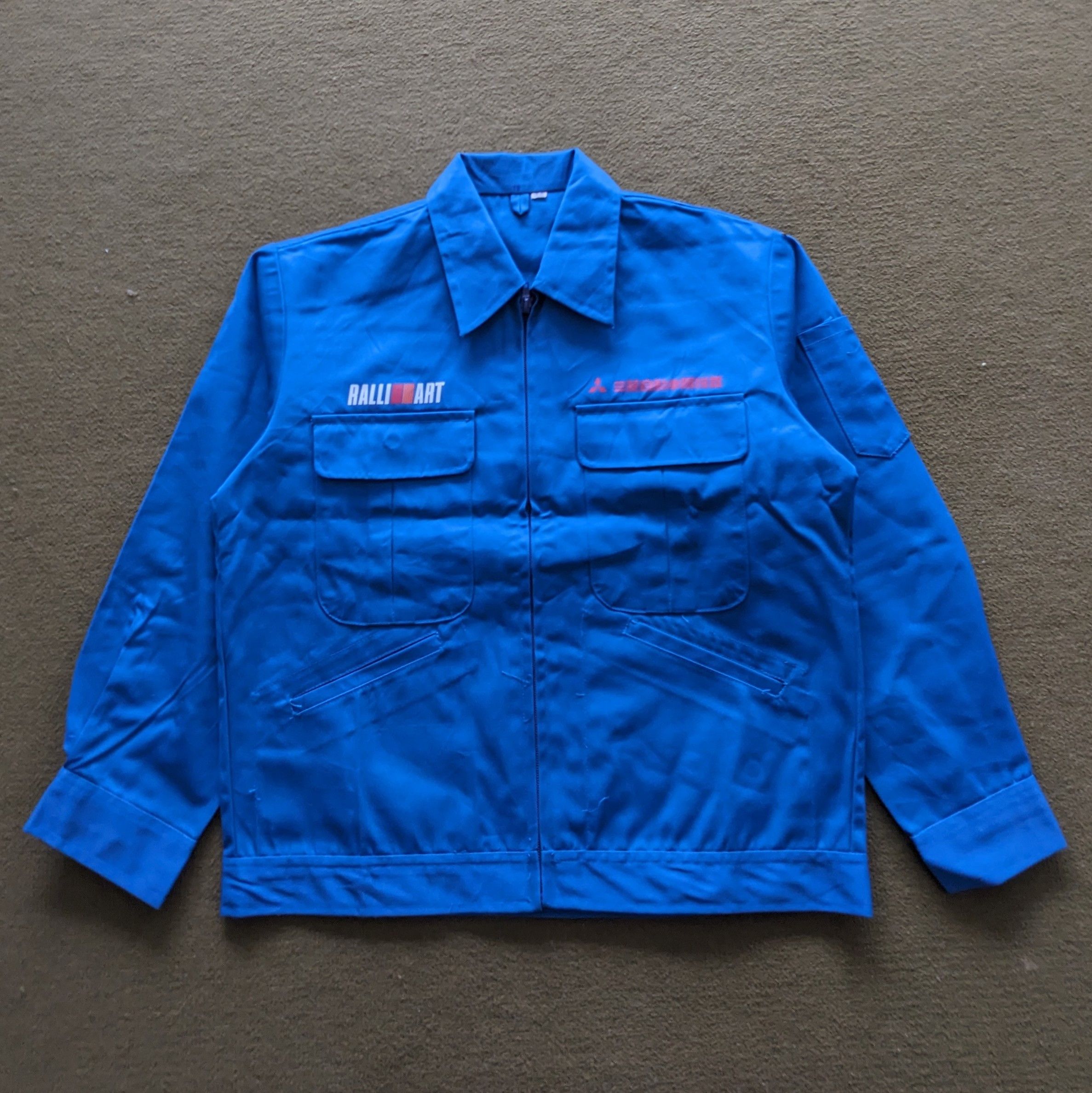 Japanese Brand Vintage MITSUBISHI RALLI ART Racing Uniform Custom Jacket Size US S / EU 44-46 / 1 - 1 Thumbnail