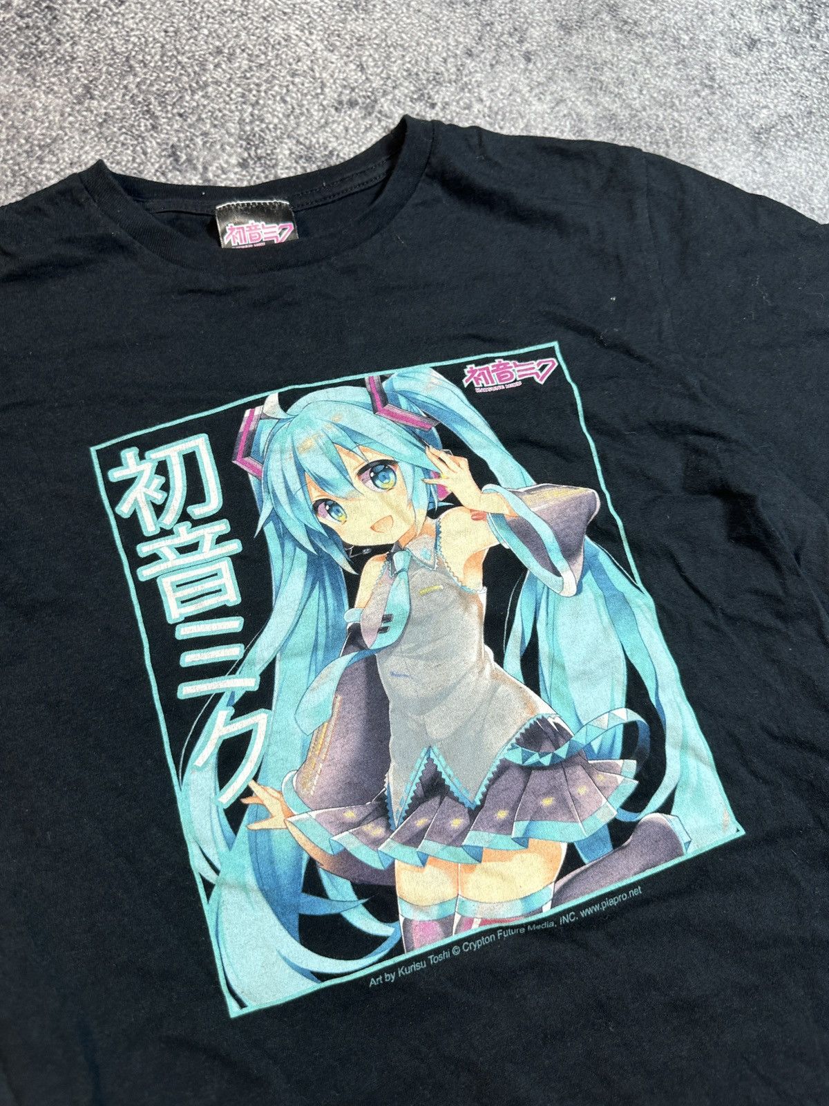 Designer × Japanese Brand Y2K HATSUNE MIKU T-shirt Big Print Logo Anime Pop Alt S Size US S / EU 44-46 / 1 - 2 Thumbnail