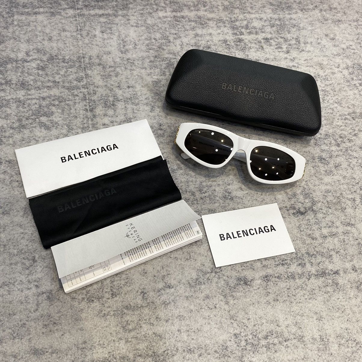 Balenciaga BALENCIAGA Dynasty D-Frame Sunglasses WHITE Size ONE SIZE - 9 Thumbnail