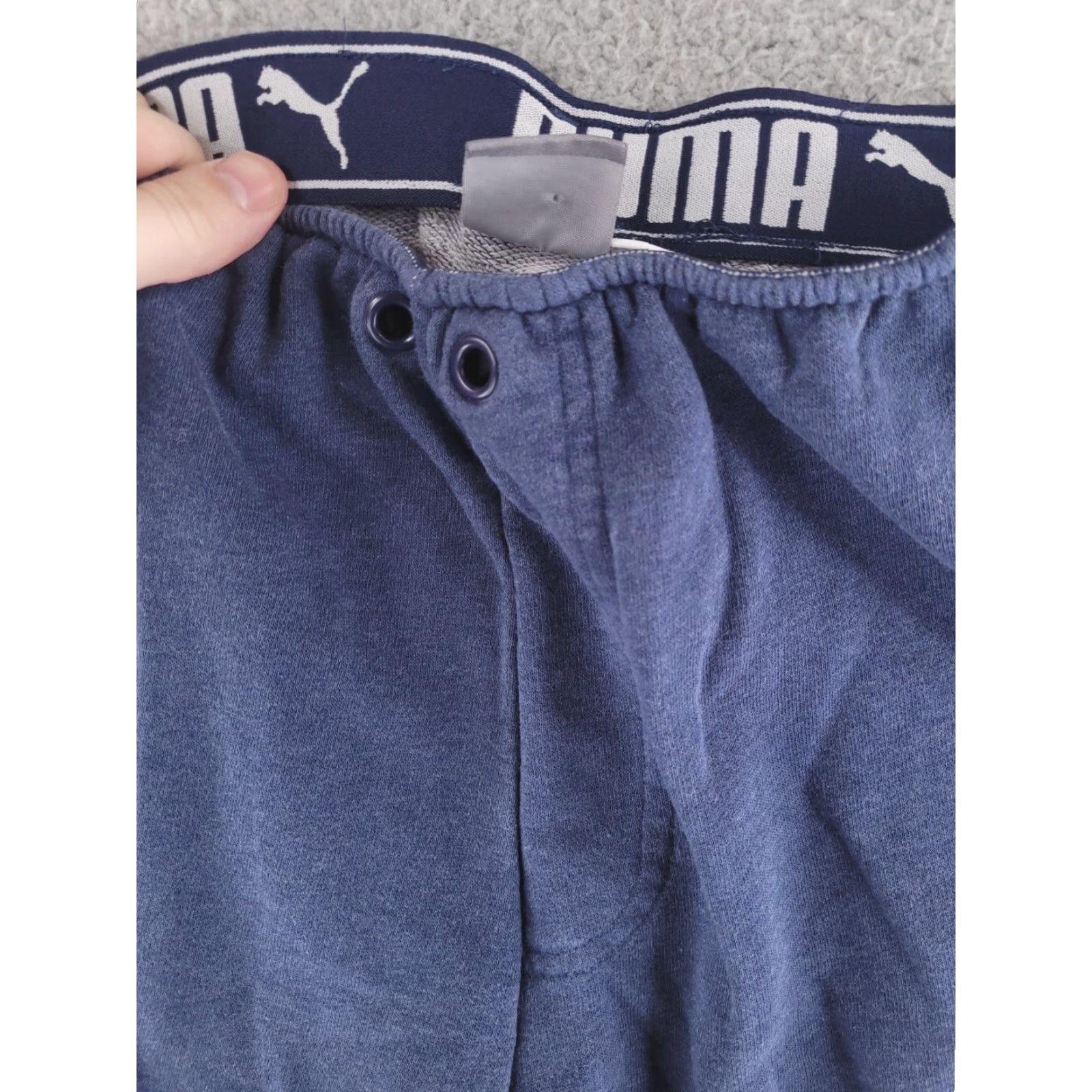 Puma Puma Sweatpants Mens M Blue Jogger Pants Size US 31 - 4 Thumbnail