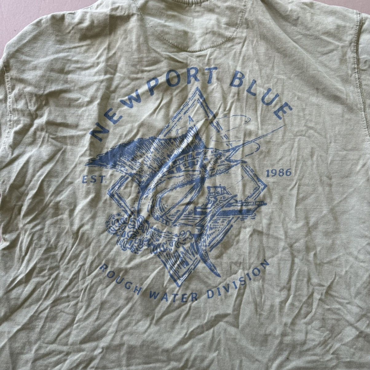 Other Vintage Style “Newport Blue” Fishing Graphic Tee Size US L / EU 52-54 / 3 - 5 Thumbnail