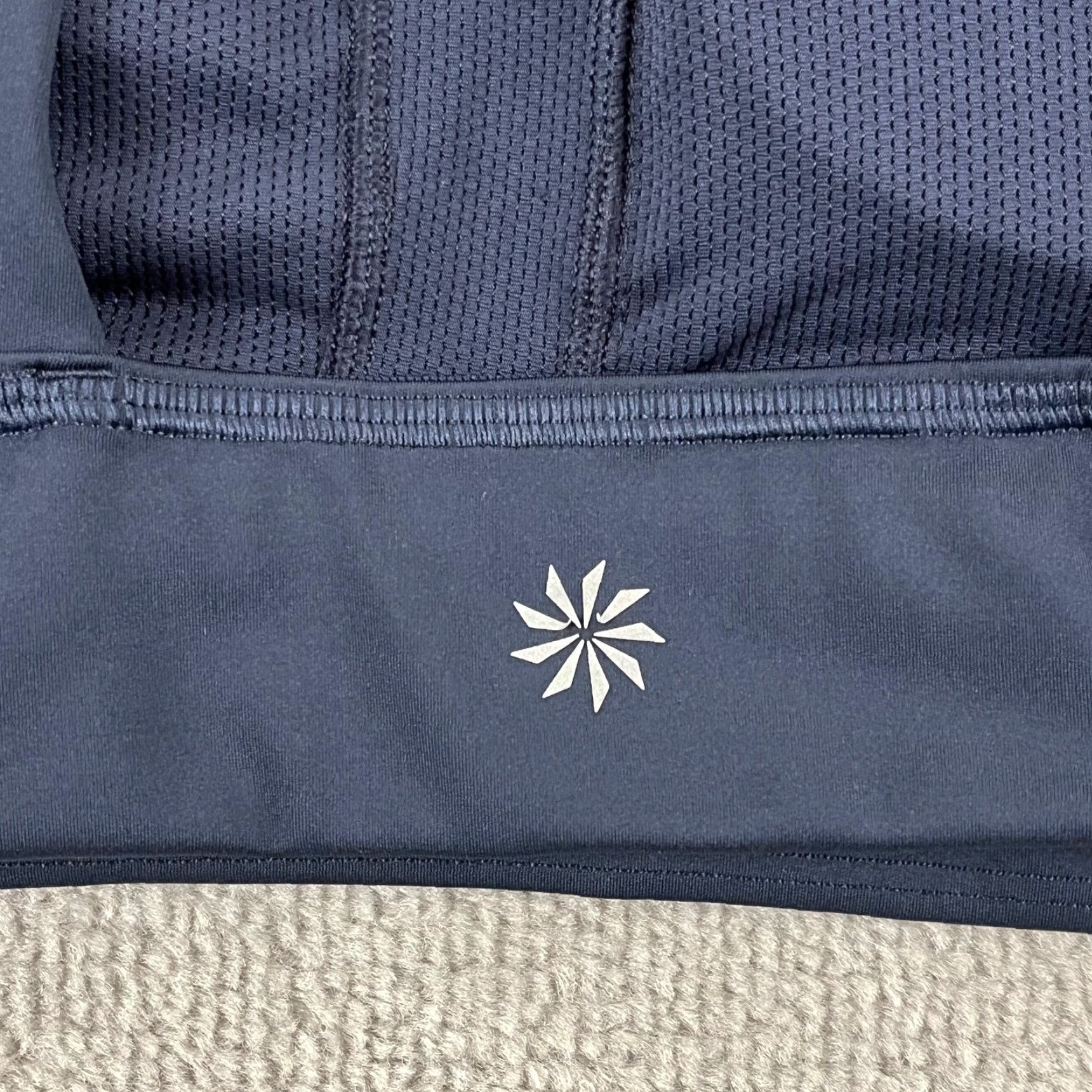 Athleta ATHLETA Sports Bra Bralette XS Movement Compression Navy Blue Womens XS Chest Bralette Size ONE SIZE - 3 Thumbnail