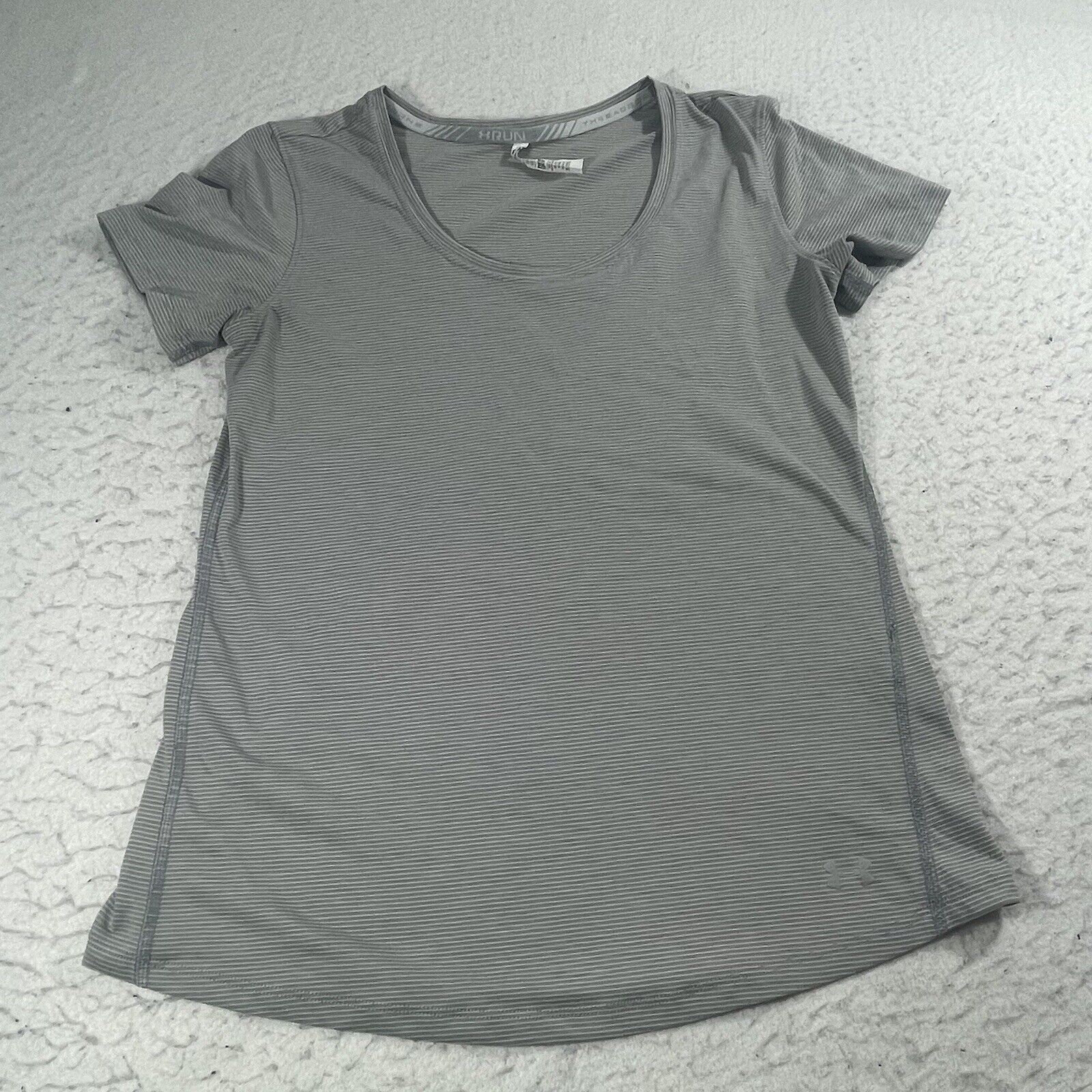 Under Armour Under Armour Size Small Gray Short Sleeve Athleisure T-Shirt Size S / US 4 / IT 40 - 1 Thumbnail