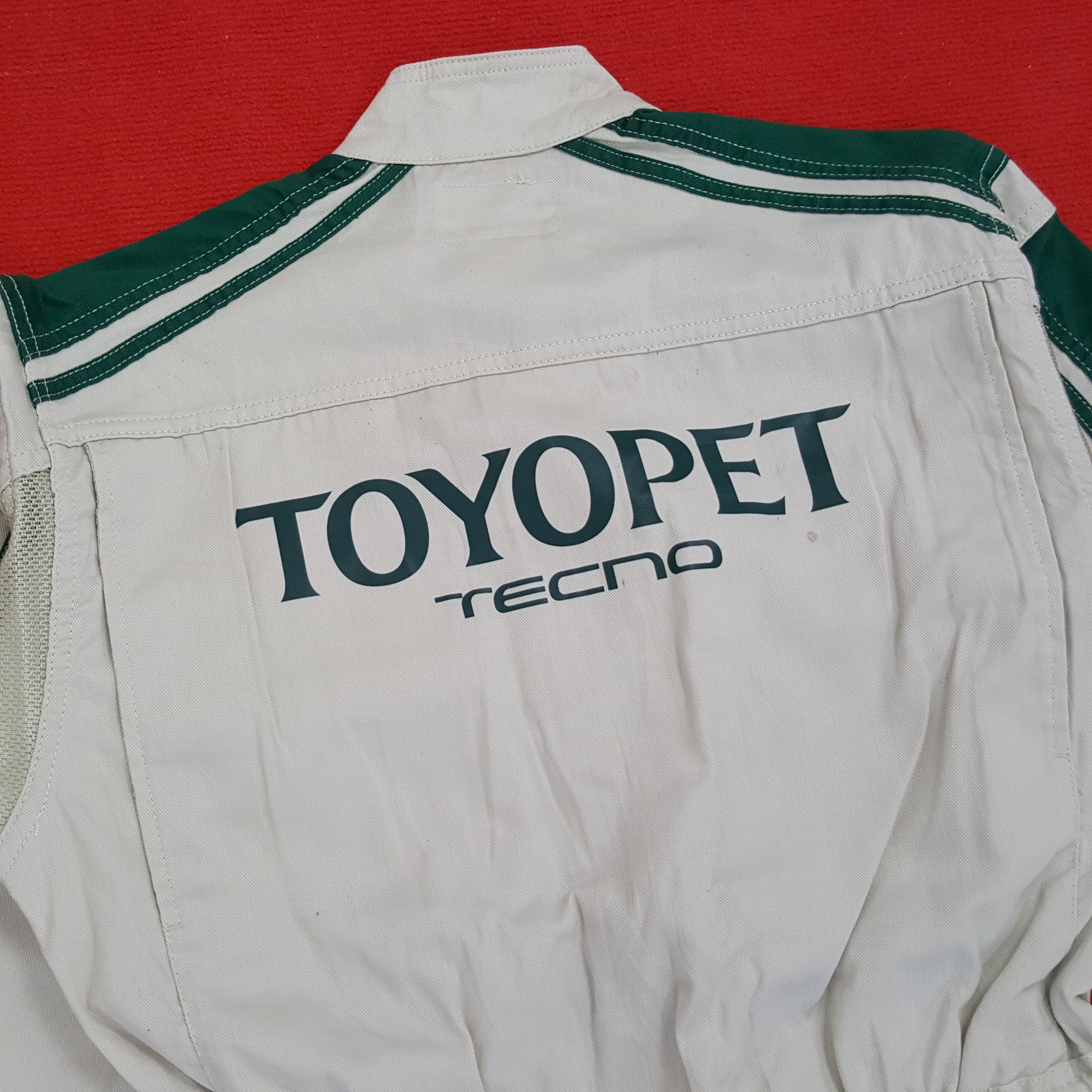 Japanese Brand × Vintage Toyopet Tecno Toyota Motorsports Racing Coverall Jacket Size US S / EU 44-46 / 1 - 2 Thumbnail