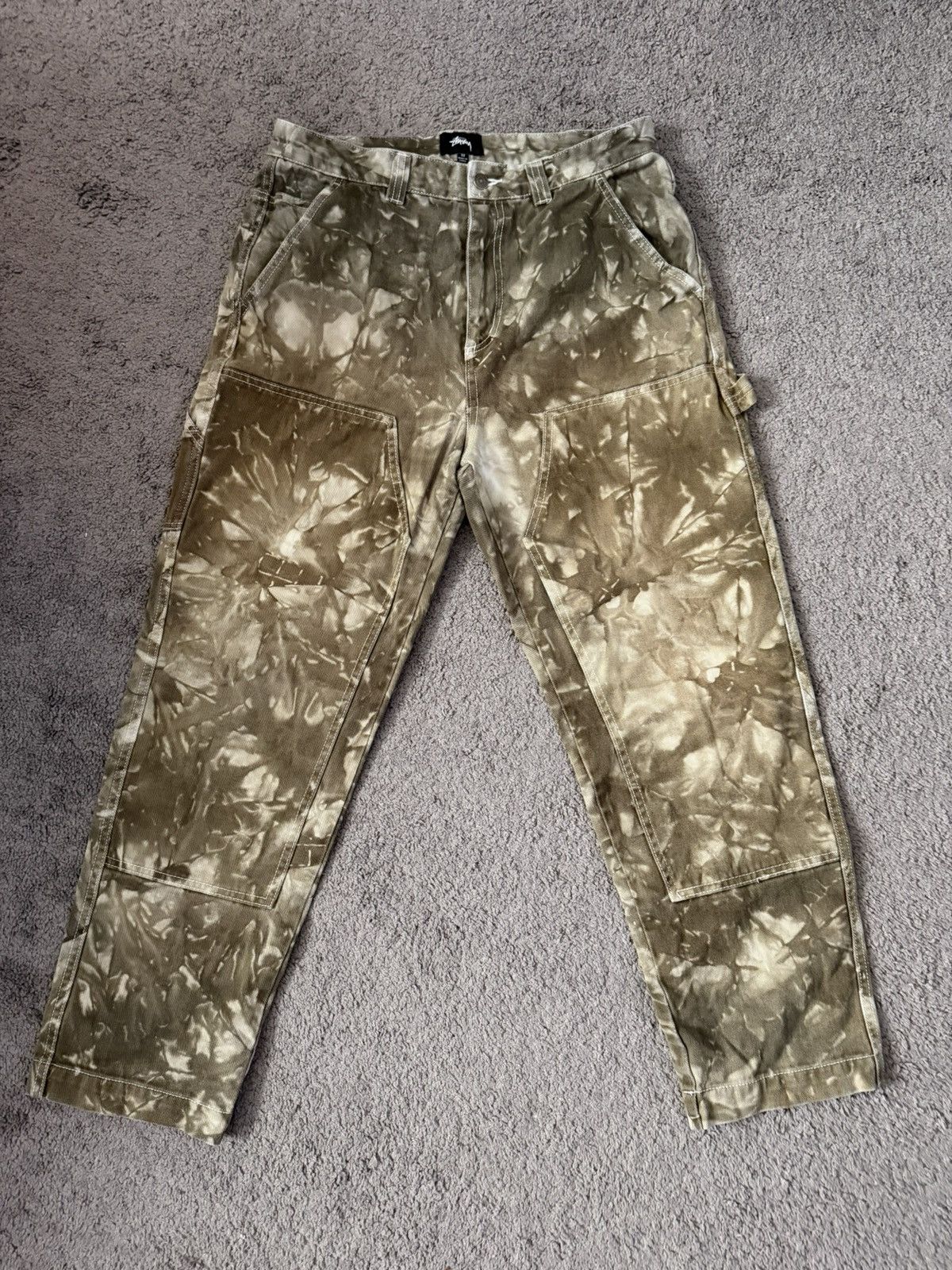 Stussy Stussy dessert tie-dye double knees Size US 32 / EU 48 - 1 Thumbnail