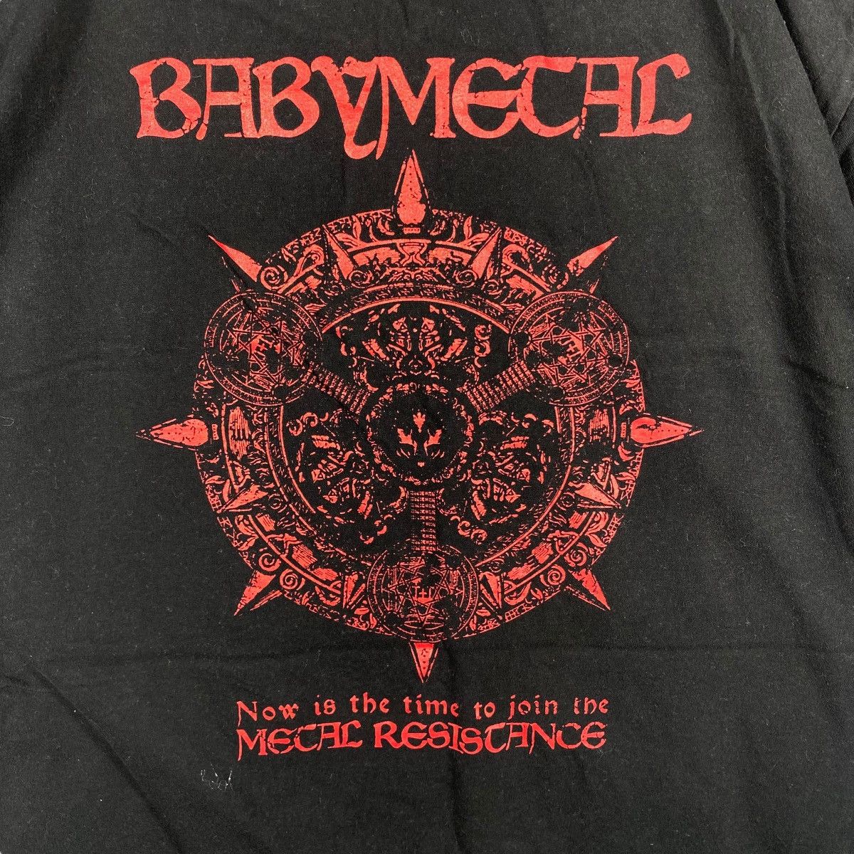 Band Tees Japanese Band BABYMETAL The One Metal Resistance Graphic Size ONE SIZE - 6 Thumbnail